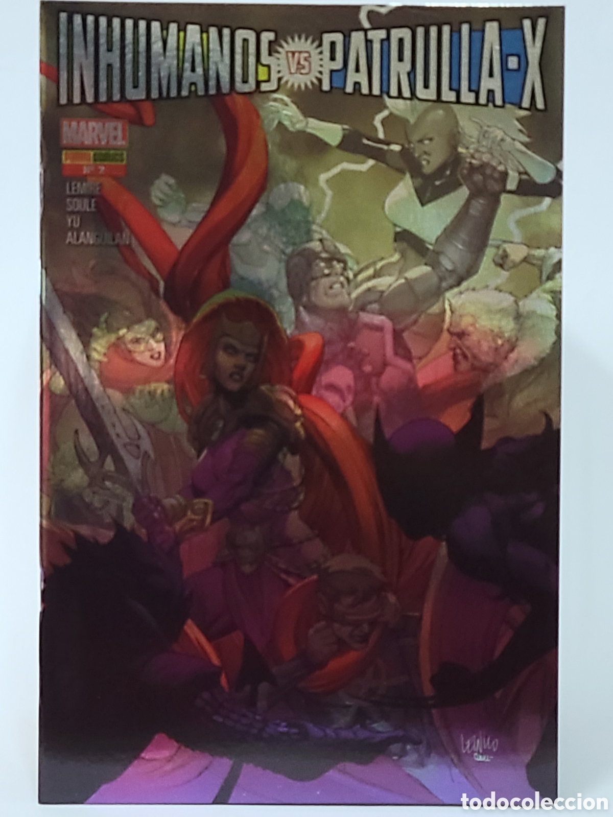 C&oacute;mics: C&Oacute;MIC INHUMANOS VS PATRULLA-X 2 PANINI MARVEL GRAPA DE KIOSCO