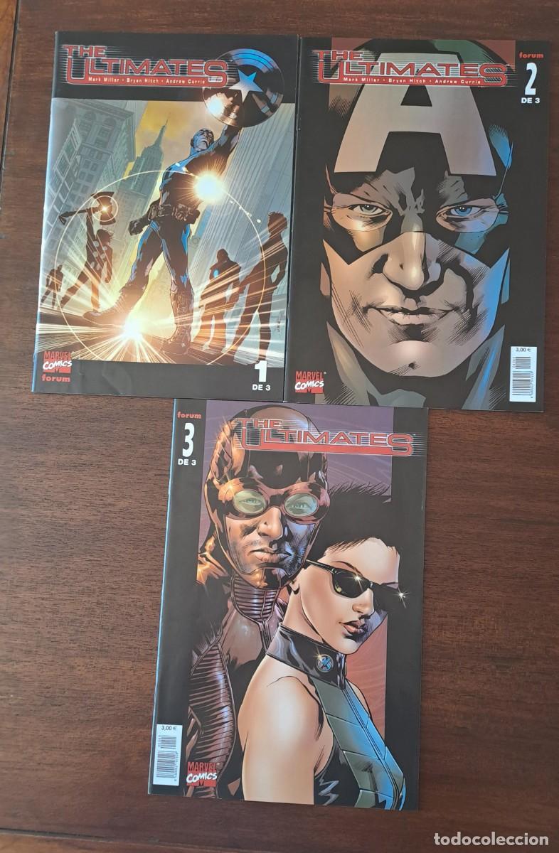 C&oacute;mics: Marvel The Ultimates Vol 1 + 2 + 3 Grapa Completa - Foto 2