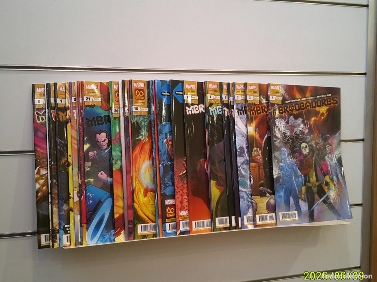 C&oacute;mics: LOTE 30 NUMEROS DE MERODEADORES N&ordm; 1 AL 5-30 MARVEL - PANINI OFERTA (ANTES 121,60&euro;)