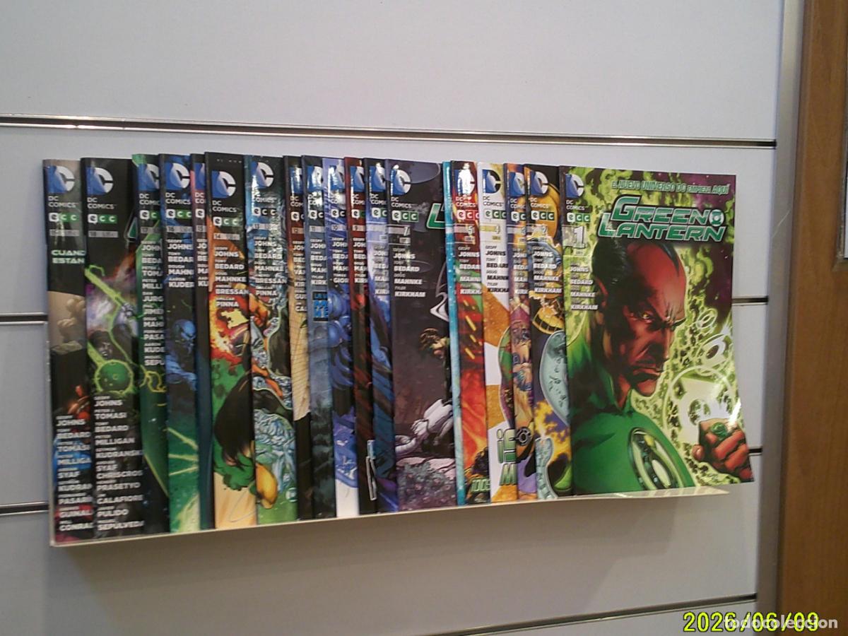 C&oacute;mics: LOTE 19 NUMEROS DE GREEN LANTERN NUEVO UNIVERSO DC DEL N&ordm; 1 AL 19 - ECC OFERTA (ANTES 79,30&euro;)