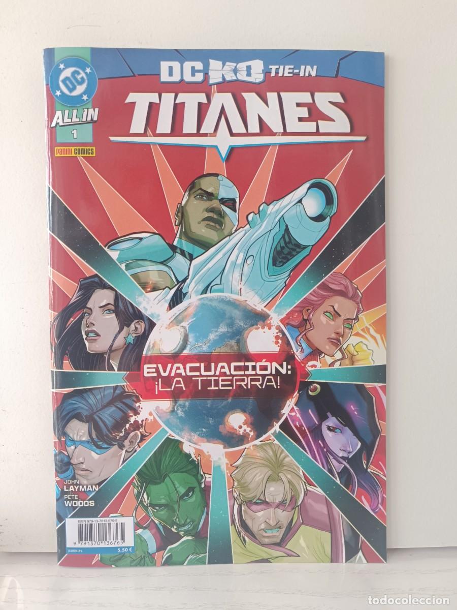 C&oacute;mics: TITANES NUMERO 1 DC KO TIE IN : EVACUACI&Oacute;N LA TIERRA ALL IN K.O. ( 2026 )