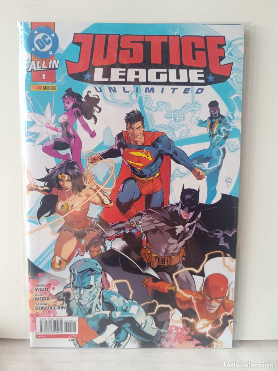 C&oacute;mics: JUSTICE LEAGUE NUMERO 1 JUSTICE LEAGUE UNLIMITED DC ALL IN