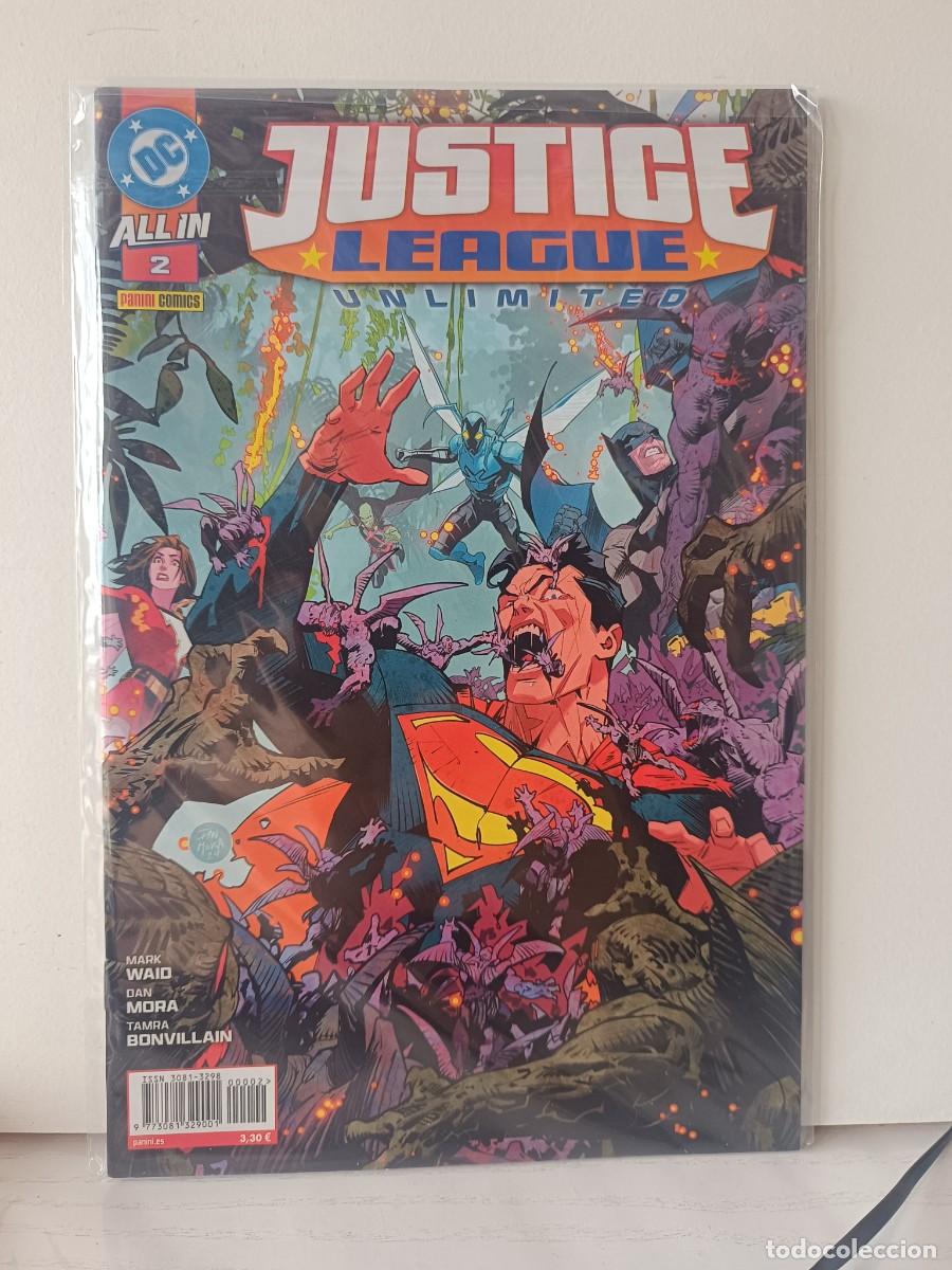 C&oacute;mics: JUSTICE LEAGUE NUMERO 2 JUSTICE LEAGUE UNLIMITED DC ALL IN