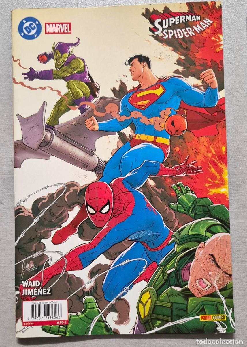 C&oacute;mics: SUPERMAN / SPIDERMAN - ONE SHOT / MARK WAID - JORGE JIMENEZ / PORTADA MIKE JANIN / MARVEL-DC-PANINI