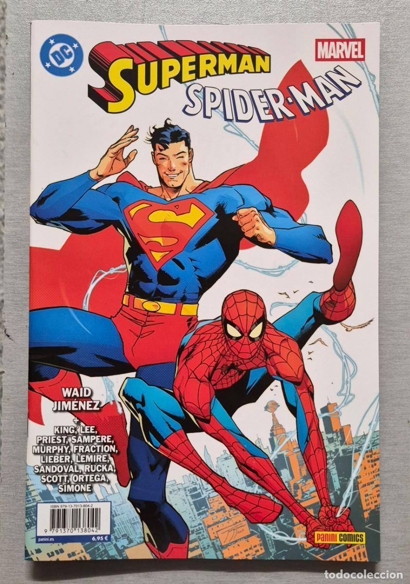C&oacute;mics: SUPERMAN / SPIDERMAN - ONE SHOT / MARK WAID - JORGE JIMENEZ / PORTADA J. JIMENEZ / MARVEL-DC-PANINI