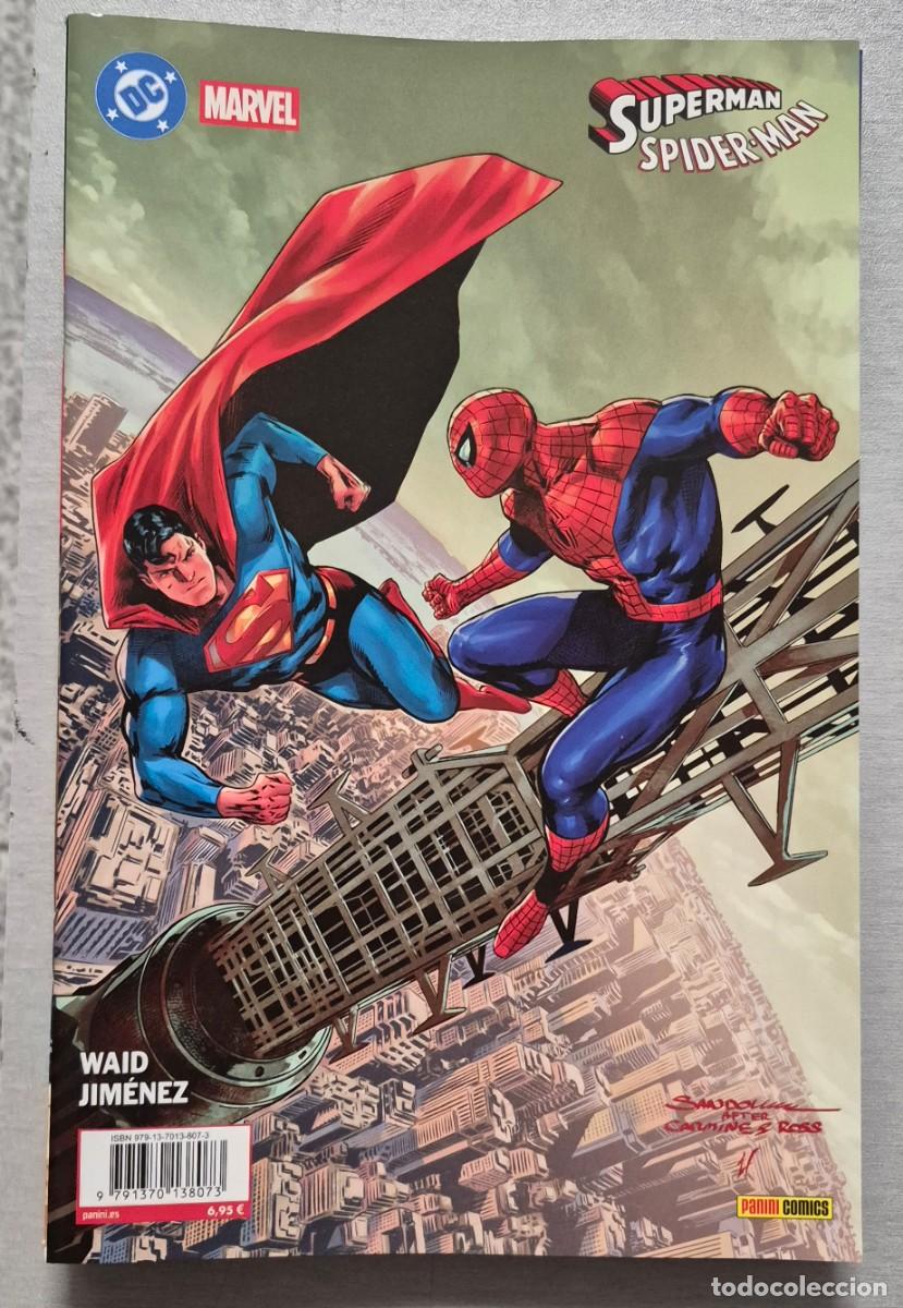 C&oacute;mics: SUPERMAN / SPIDERMAN - ONE SHOT / MARK WAID - JORGE JIMENEZ / PORTADA R. SANDOVAL / MARVEL-DC-PANINI
