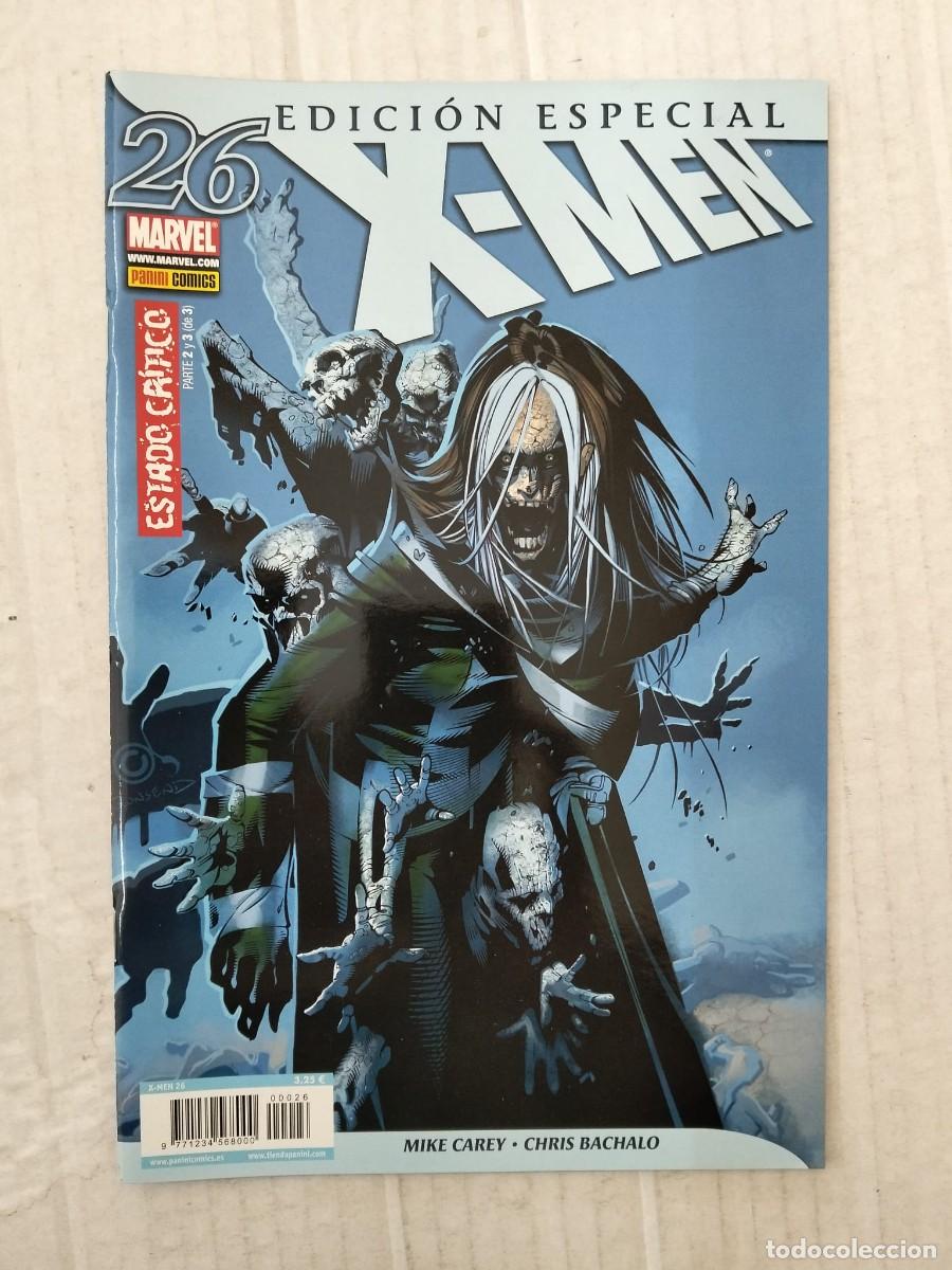 C&oacute;mics: X MEN n&ordm; 26. EDICI&Oacute;N ESPECIAL. ESTADO CR&Iacute;TICO, PARTES 2 y 3
