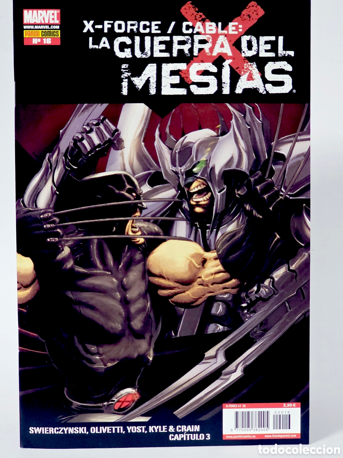 C&oacute;mics: C&Oacute;MIC X-FORCE 16 CABLE GUERRA MES&Iacute;AS PANINI VOL.3 MARVEL VOLUMEN GRAPA DE KIOSCO