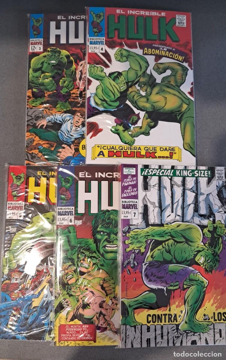 C&oacute;mics: BIBLIOTECA MARVEL HULK PANINI nums: 3 al 7 - Foto 1