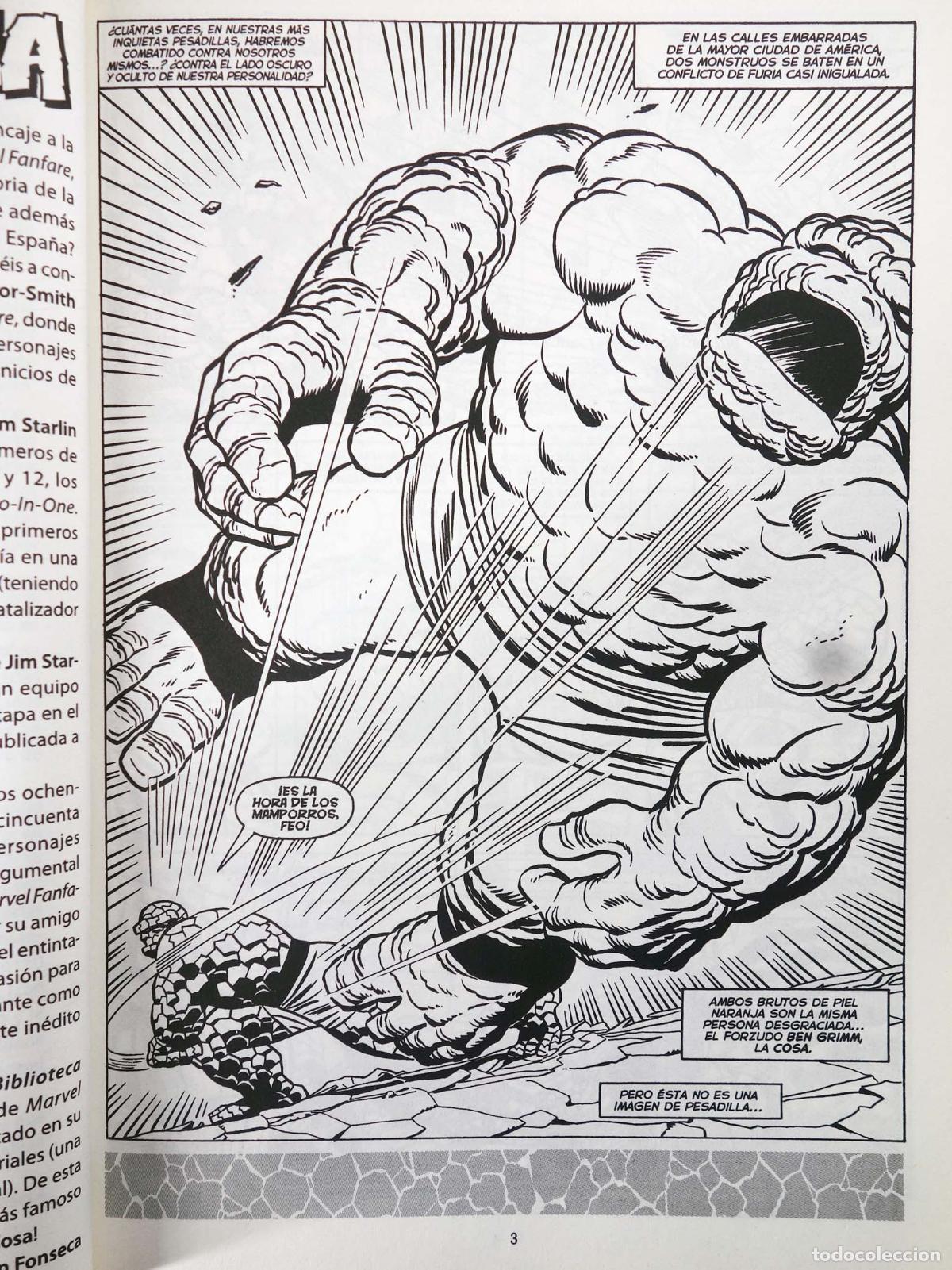 C&oacute;mics: BIBLIOTECA MARVEL EXCELSIOR: LA COSA MARVEL TWO IN ONE 16. Panini, 2006 - Foto 4