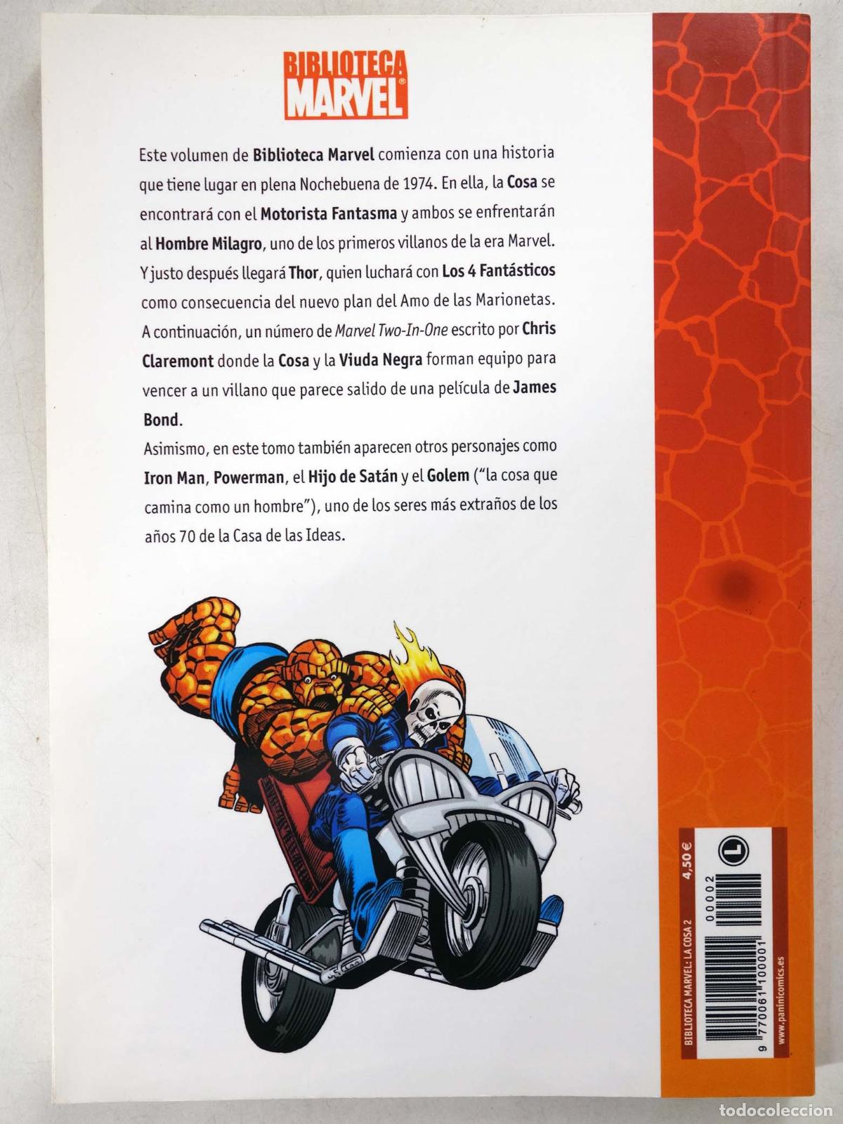C&oacute;mics: BIBLIOTECA MARVEL EXCELSIOR: LA COSA MARVEL TWO IN ONE 4 (Vvaa) Panini, 2005 - Foto 2