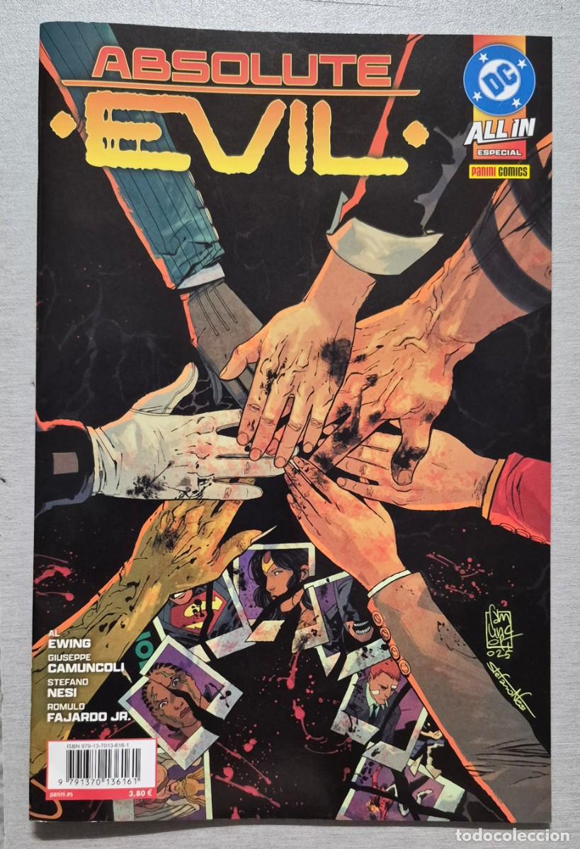 C&oacute;mics: ABSOLUTE EVIL - ESPECIAL - AL EWING - GIUSEPPE CAMUNCOLI / ALL IN DC - PANINI