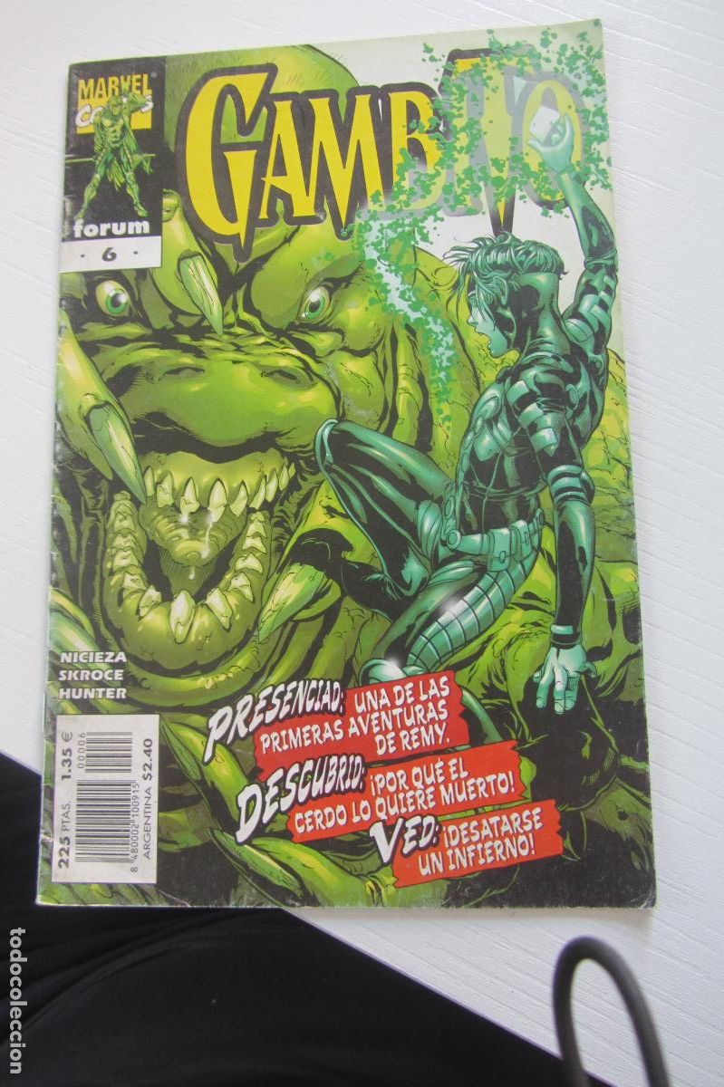 C&oacute;mics: GAMBITO. N&ordm; 6 DE 16. A&Ntilde;O 1999-2001. GRAPA. FORUM. MARVEL Arx124