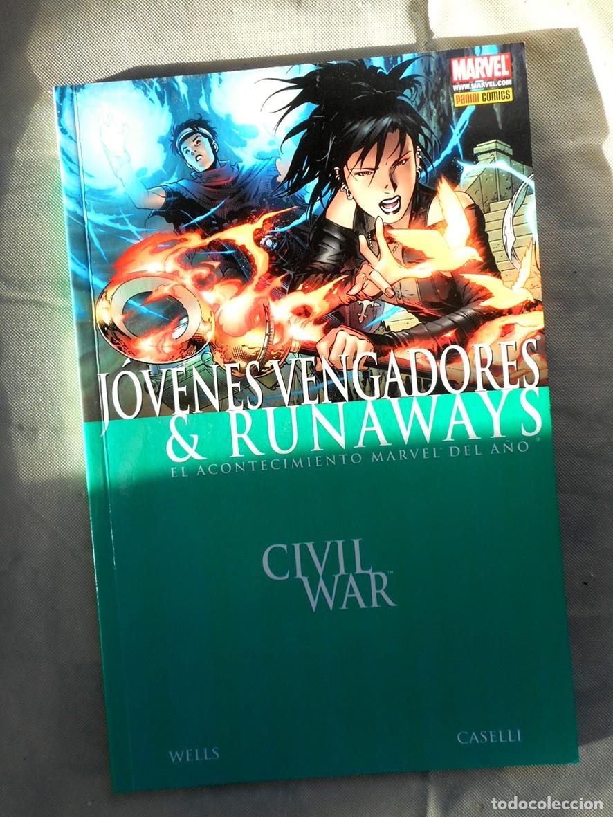 C&oacute;mics: CIVIL WAR: J&Oacute;VENES VENGADORES Y RUNAWAYS (PANINI-SEPTIEMBRE 2007) ZEB WELLS - STEFANO CASELLI