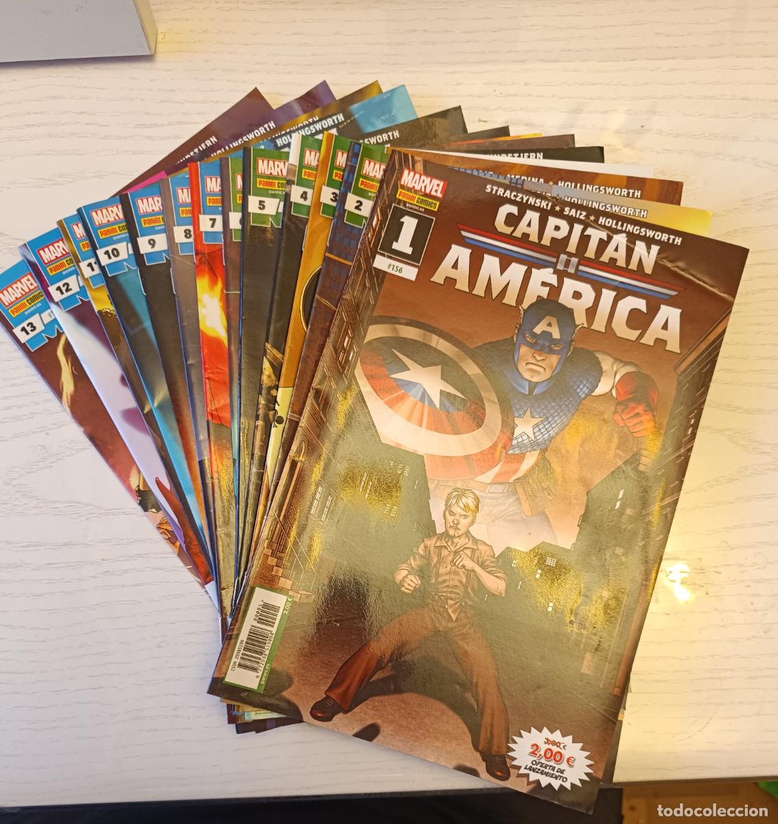 C&oacute;mics: CAPITAN AMERICA VOL 9 DEL 1 AL 13 STRACZYNSKI CASI COMPLETA 13 NUMEROS ! / MARVEL - PANINI