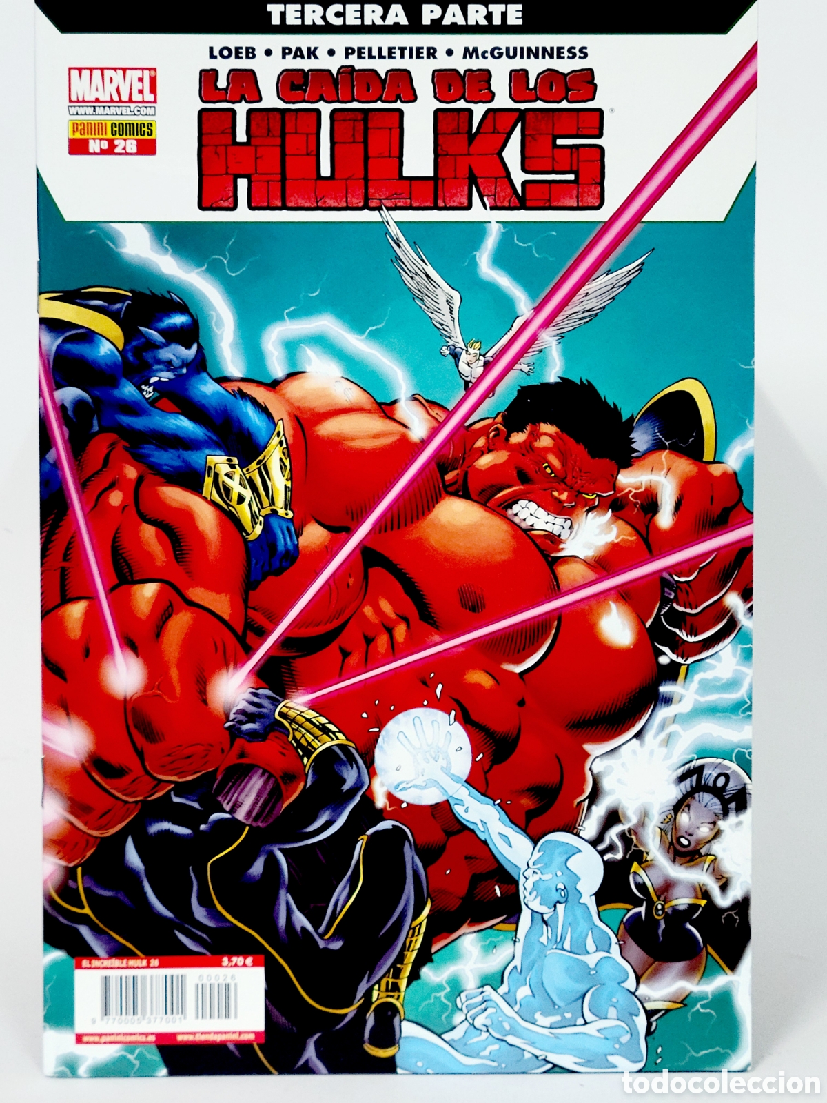 C&oacute;mics: C&Oacute;MIC DE KIOSCO LA CA&Iacute;DA DE LOS HULKS 26 PANINI MARVEL GRAPA - Foto 1