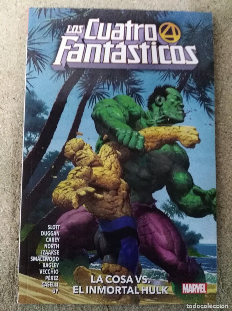 C&oacute;mics: Los 4 Fantasticos 4.La Cosa Vs. El Inmortal Hulk.Marvel.Panini