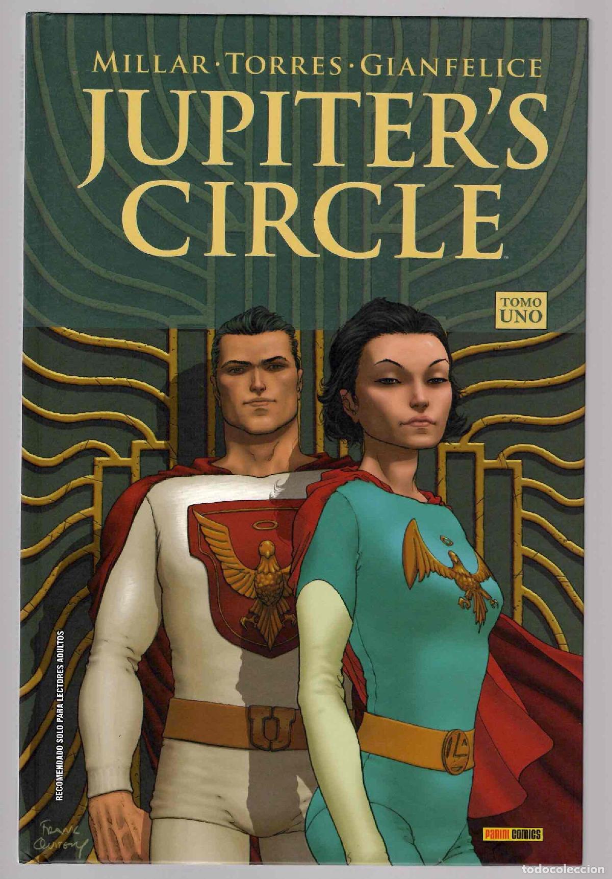 C&oacute;mics: JUPITER'S CIRCLE. MILLAR, TORRES, GIANFELICE. TOMO UNO. PANINI 2019