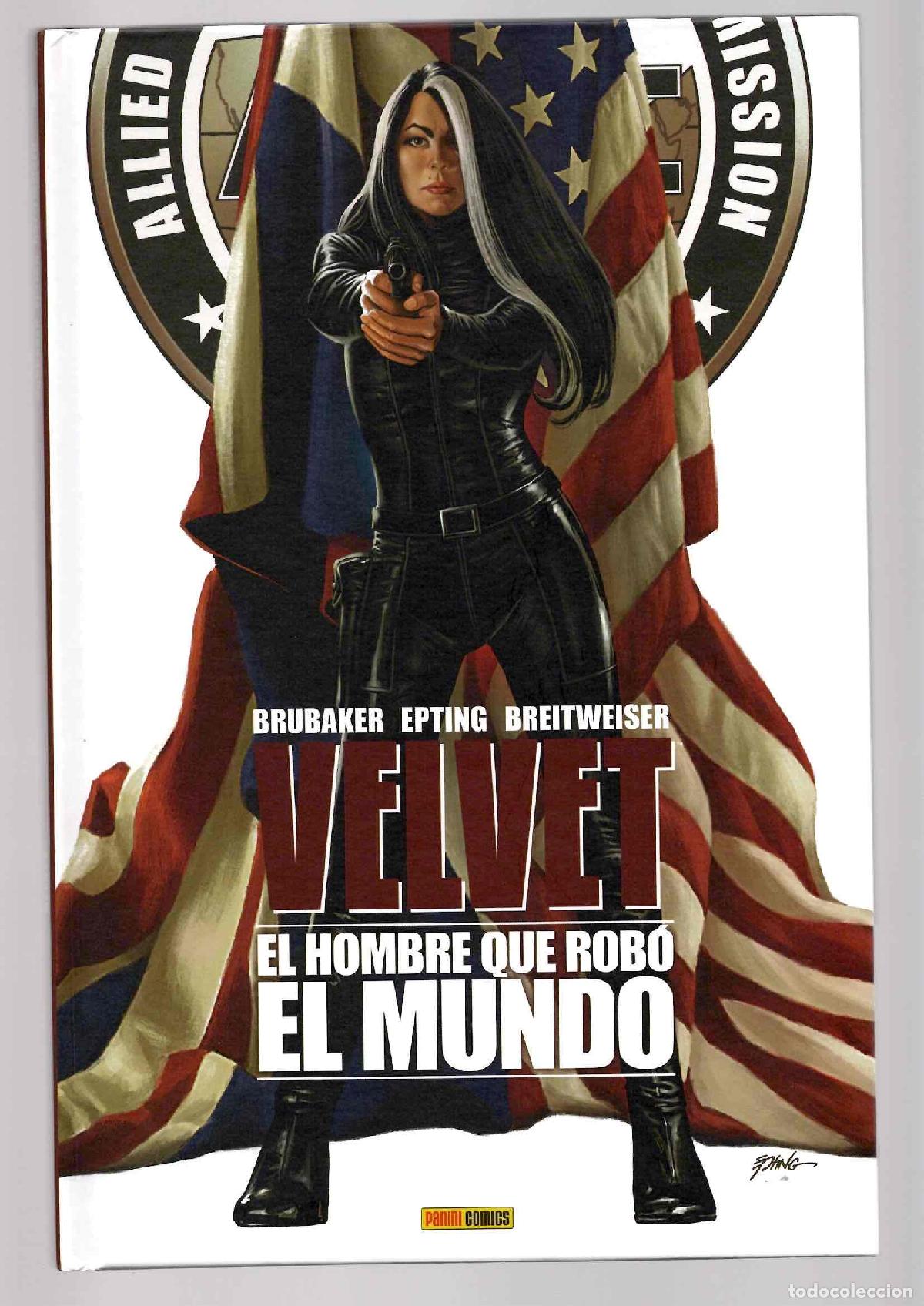 C&oacute;mics: VELVET EL HOMBRE QUE ROBO EL MUNDO. BRUBAKER, EPTING, BREITWEISER. PANINI 2016