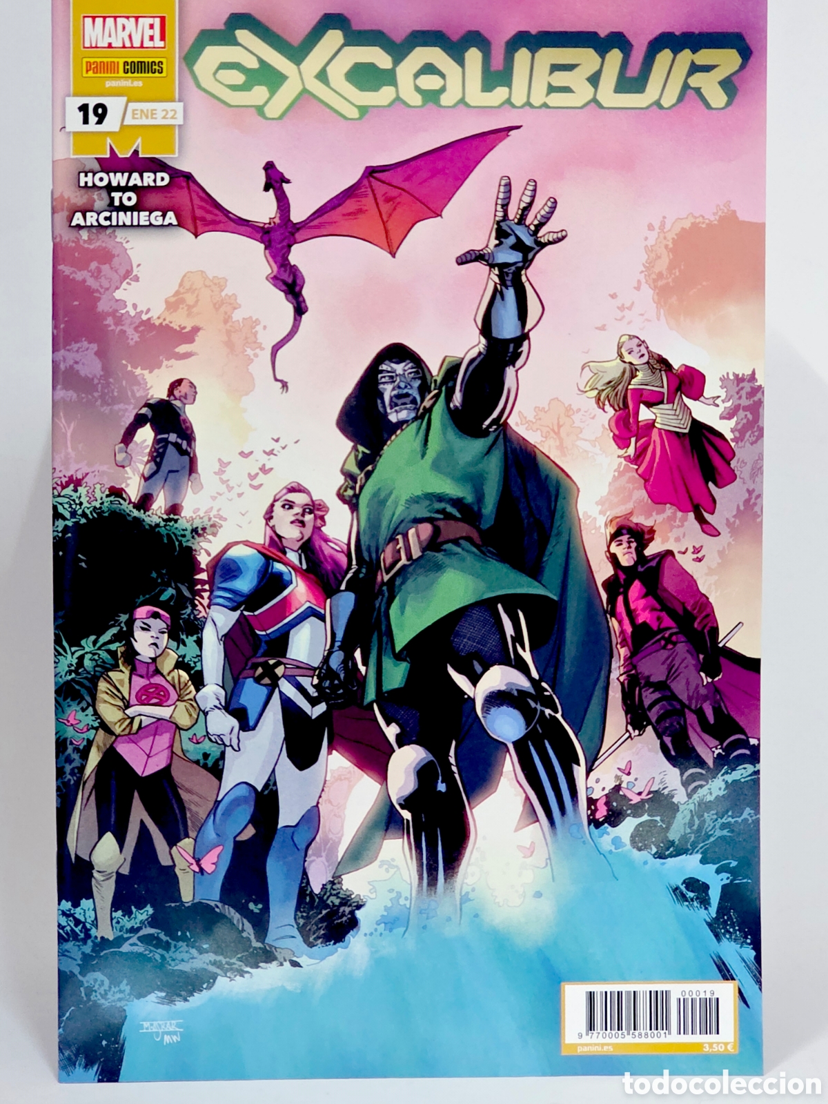 C&oacute;mics: C&Oacute;MIC EXCALIBUR 19 MARVEL C&Oacute;MICS PANINI GRAPA ENERO 2022 DE KIOSCO