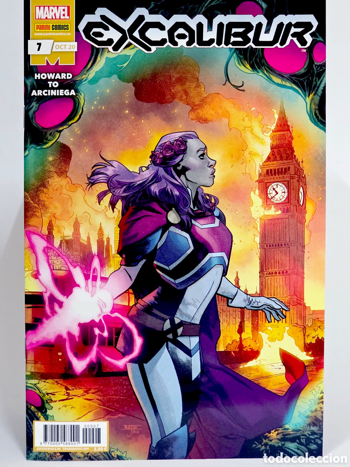 C&oacute;mics: C&Oacute;MIC EXCALIBUR 7 MARVEL C&Oacute;MICS PANINI GRAPA OCTUBRE 2020 DE KIOSCO