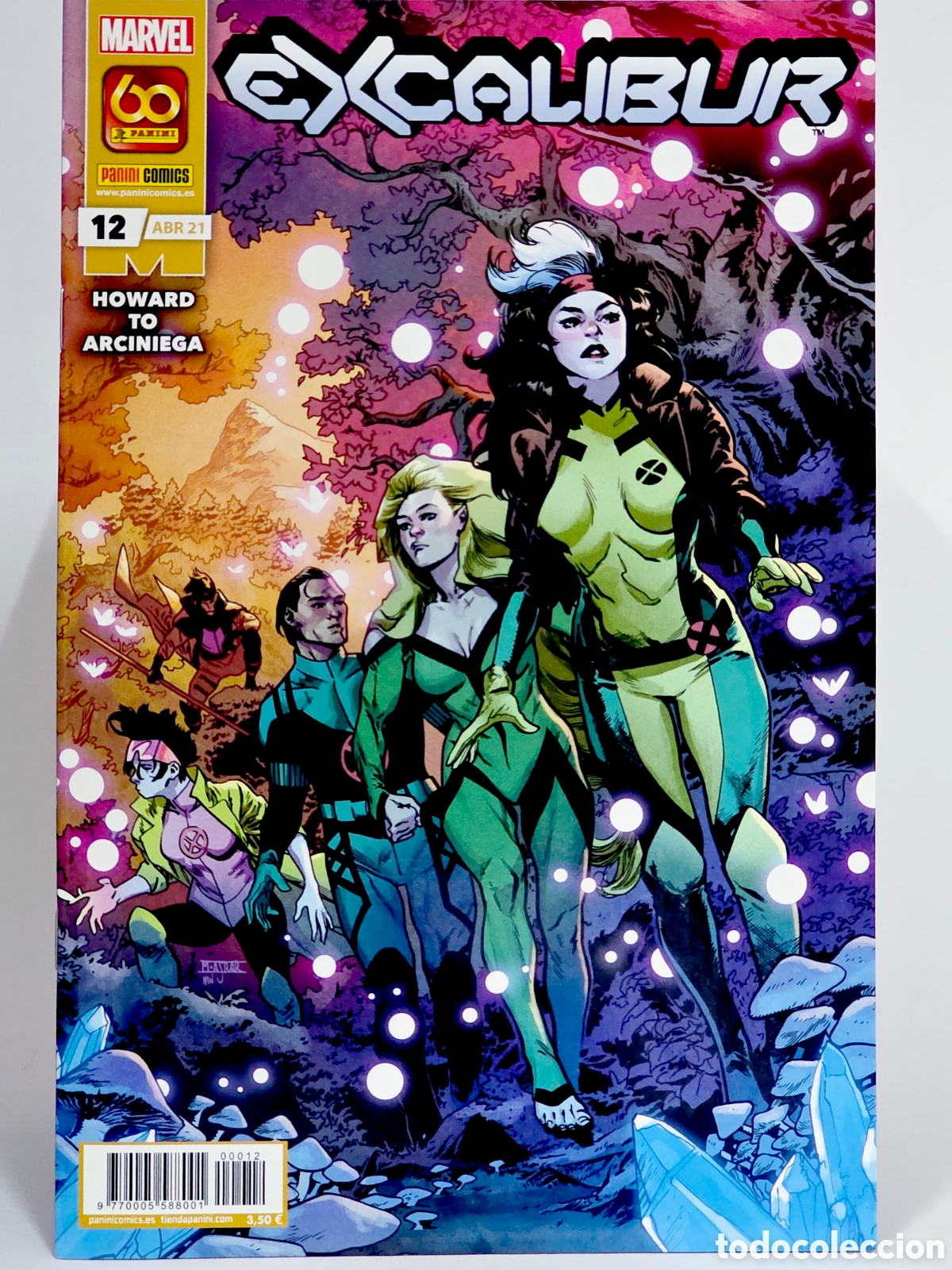 C&oacute;mics: C&Oacute;MIC EXCALIBUR 12 MARVEL C&Oacute;MICS PANINI GRAPA ABRIL 2021 DE KIOSCO