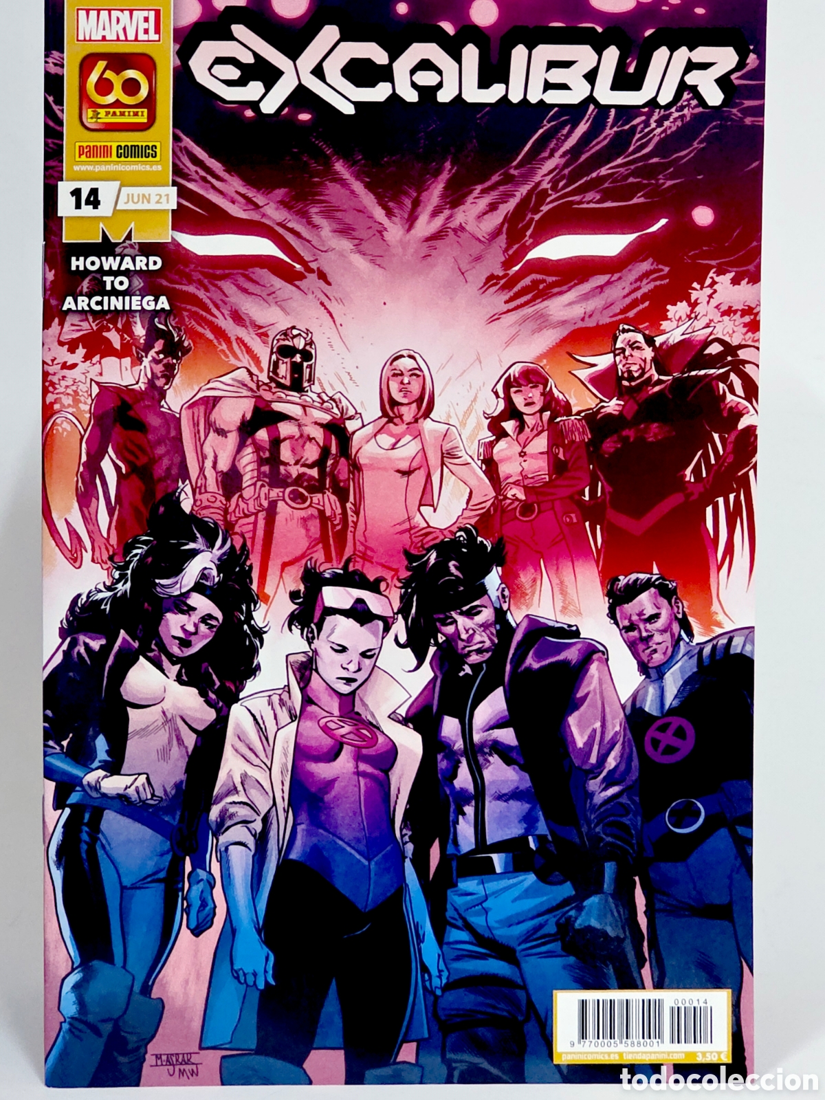 C&oacute;mics: C&Oacute;MIC EXCALIBUR 14 MARVEL C&Oacute;MICS PANINI GRAPA JUNIO 2021 DE KIOSCO