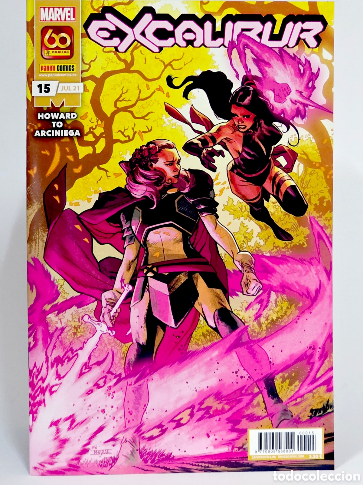 C&oacute;mics: C&Oacute;MIC EXCALIBUR 15 MARVEL C&Oacute;MICS PANINI GRAPA JULIO 2021 DE KIOSCO - Foto 1