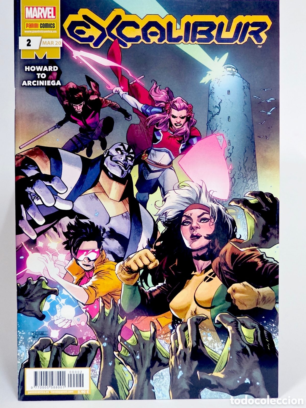 C&oacute;mics: C&Oacute;MIC EXCALIBUR 2 MARVEL C&Oacute;MICS PANINI GRAPA MARZO 2020 DE KIOSCO