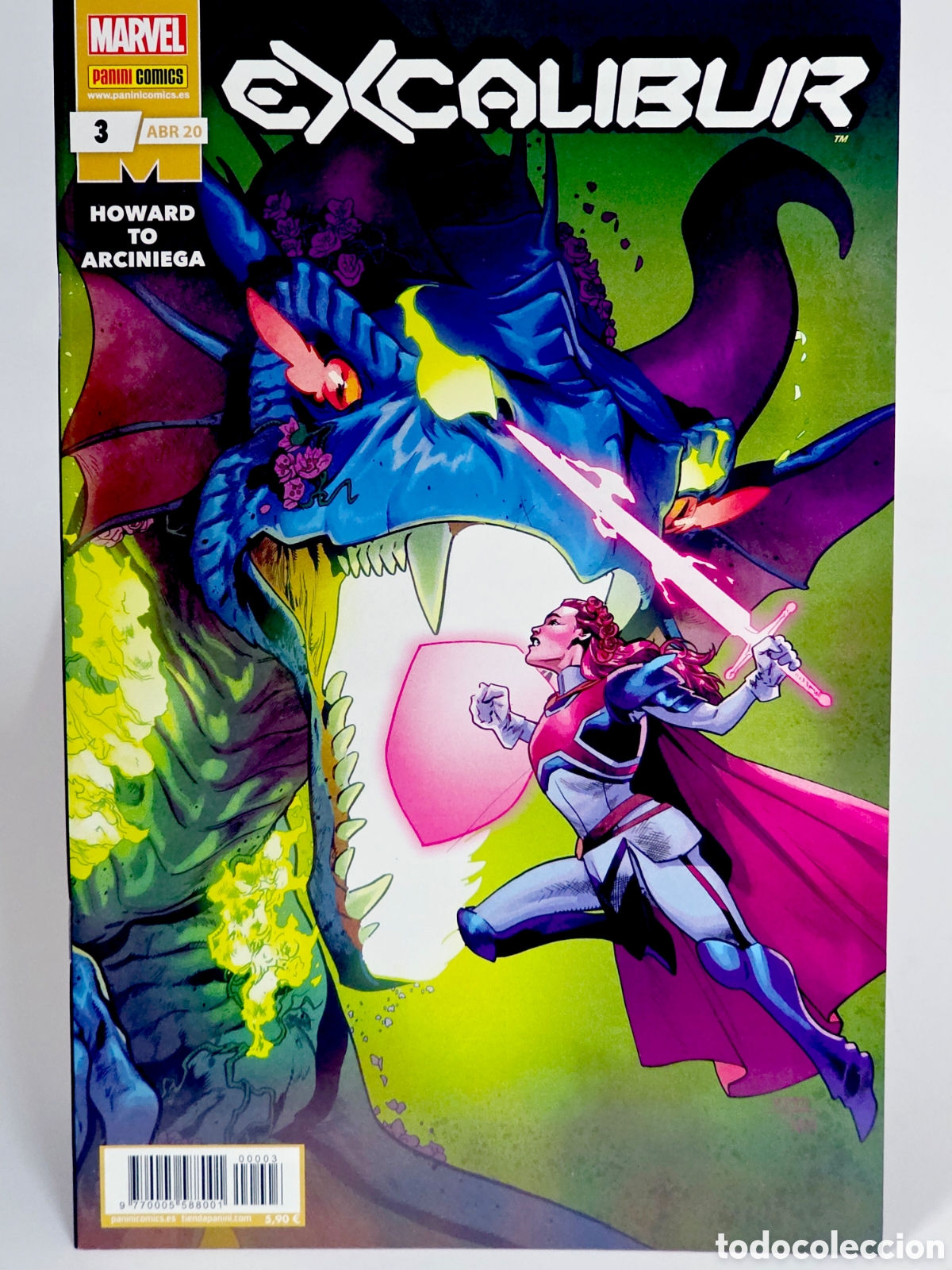 C&oacute;mics: C&Oacute;MIC EXCALIBUR 3 MARVEL C&Oacute;MICS PANINI GRAPA ABRIL 2020 DE KIOSCO