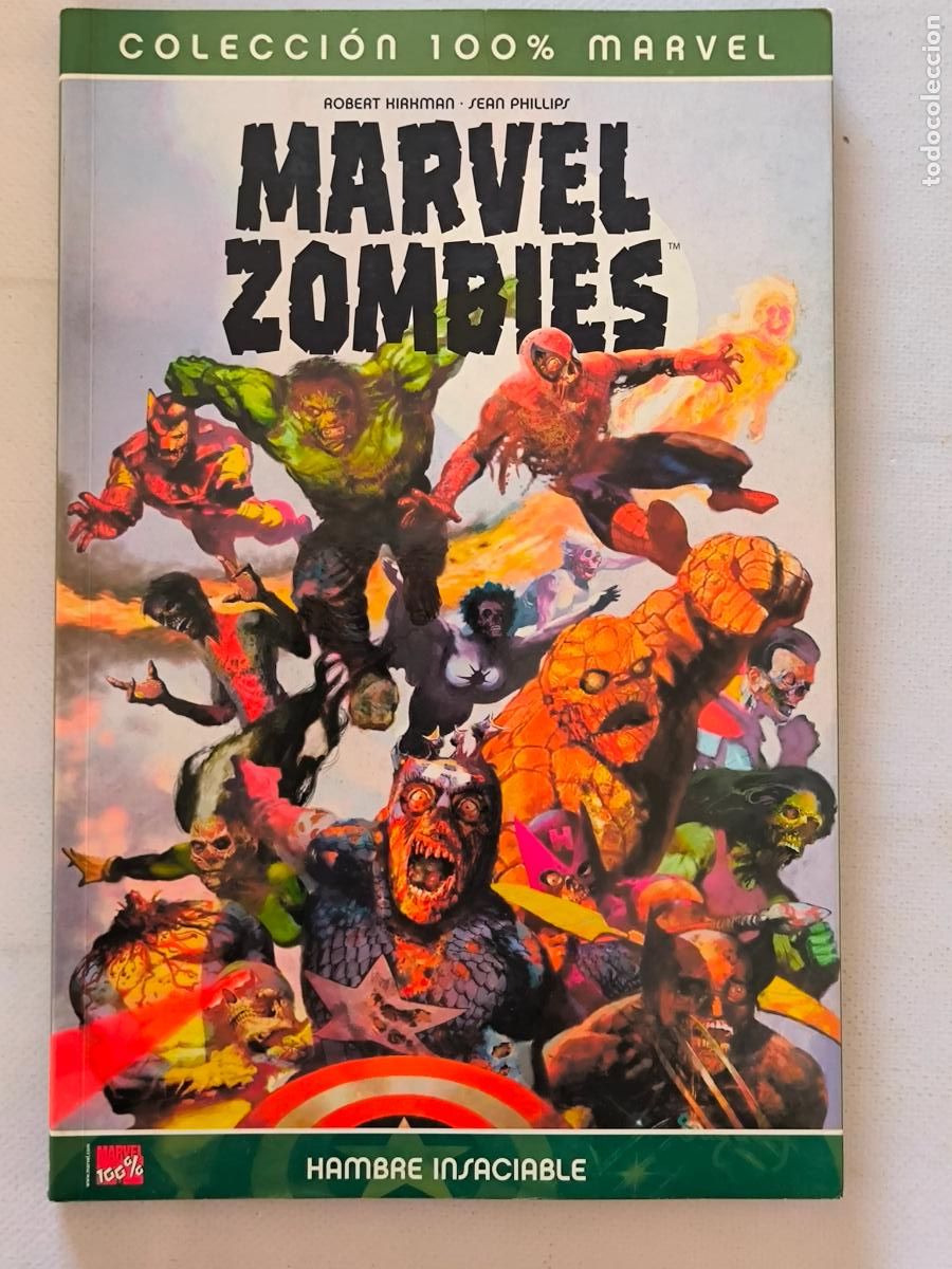 C&oacute;mics: MARVEL ZOMBIES - HAMBRE INSACIABLE - COLECCION 100% MARVEL - PANINI (GC)