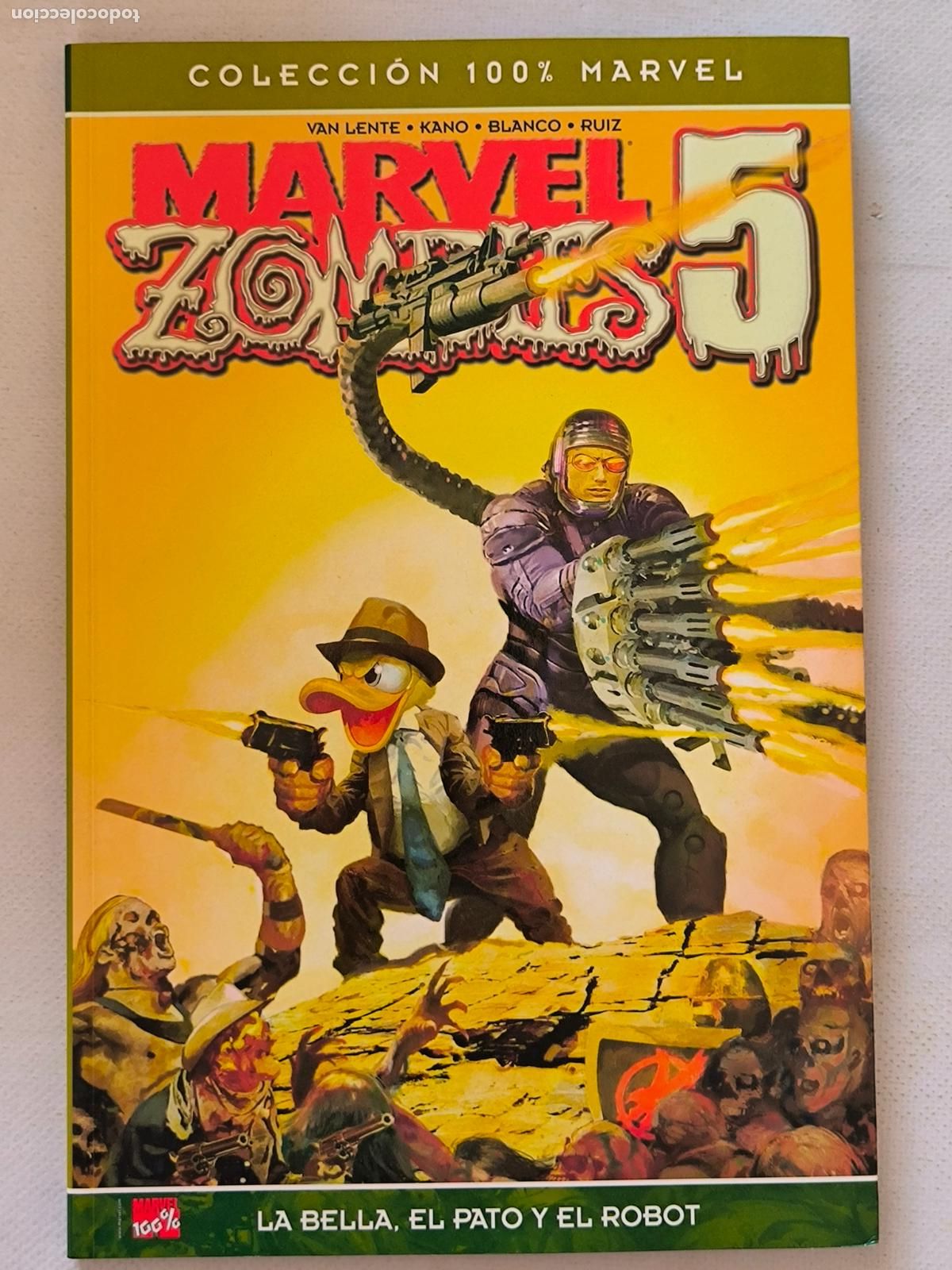 C&oacute;mics: MARVEL ZOMBIES 5 - LA BELLA, EL PATO Y EL ROBOT - COLECCION 100% MARVEL - PANINI (GA)