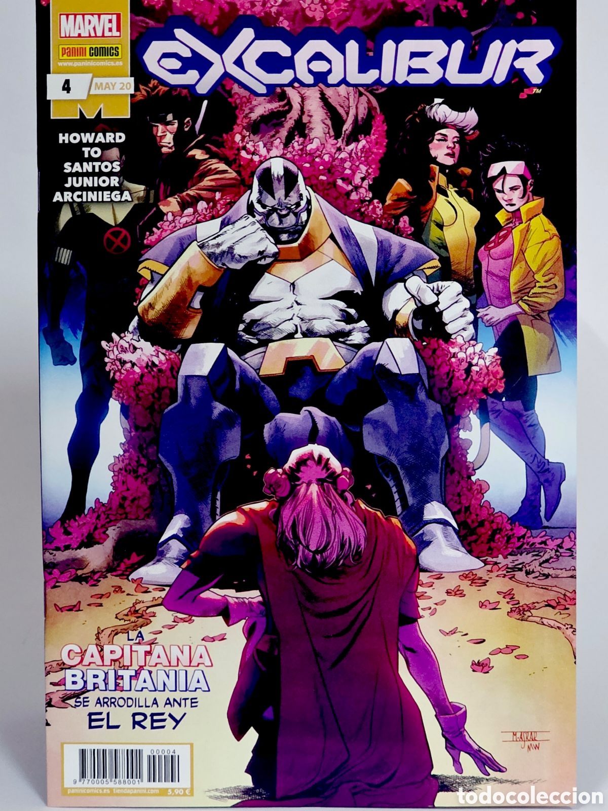 C&oacute;mics: C&Oacute;MIC EXCALIBUR 4 MARVEL C&Oacute;MICS PANINI GRAPA MAYO 2020 DE KIOSCO