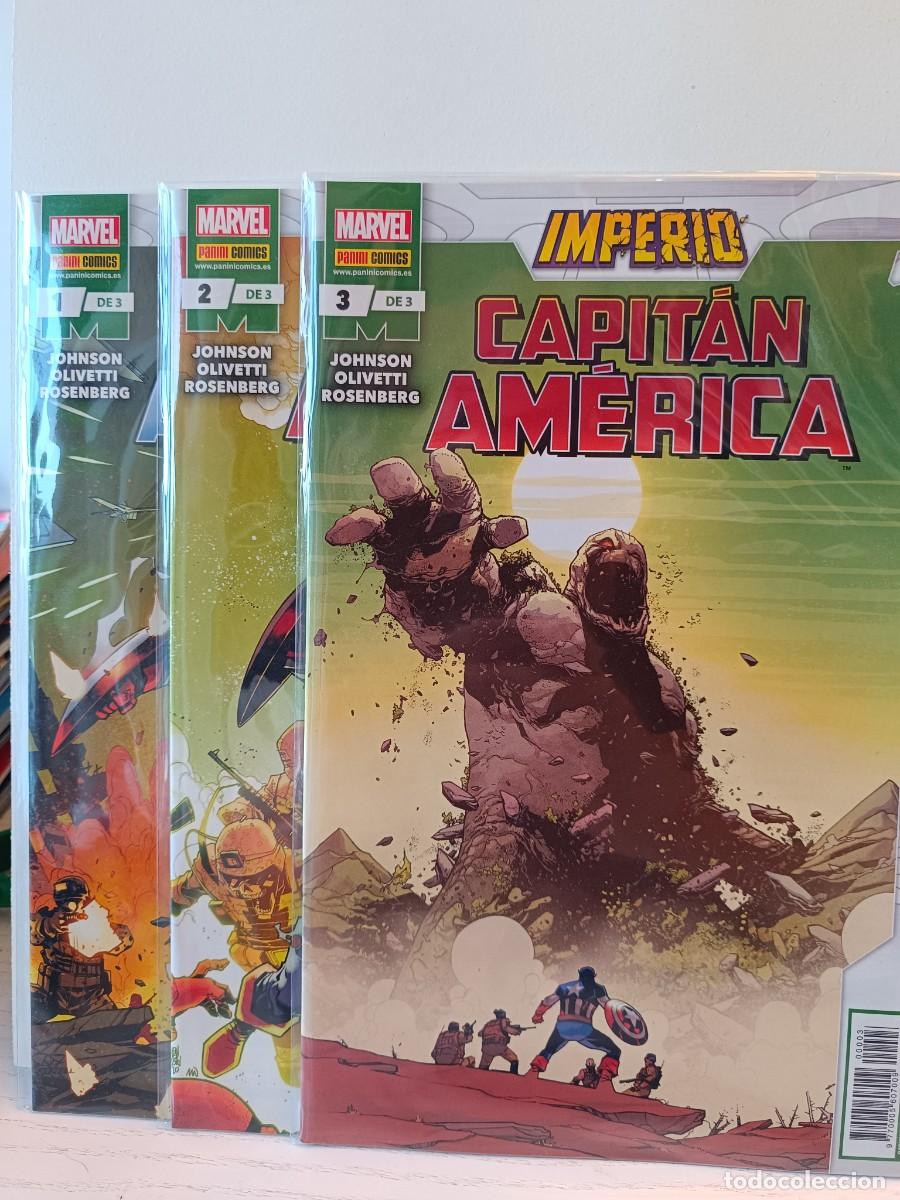 C&oacute;mics: CAPITAN AMERICA IMPERIO COMPLETA DEL 1 AL 3 MARVEL &iexcl;&iexcl;VER FOTOS!! PANINI