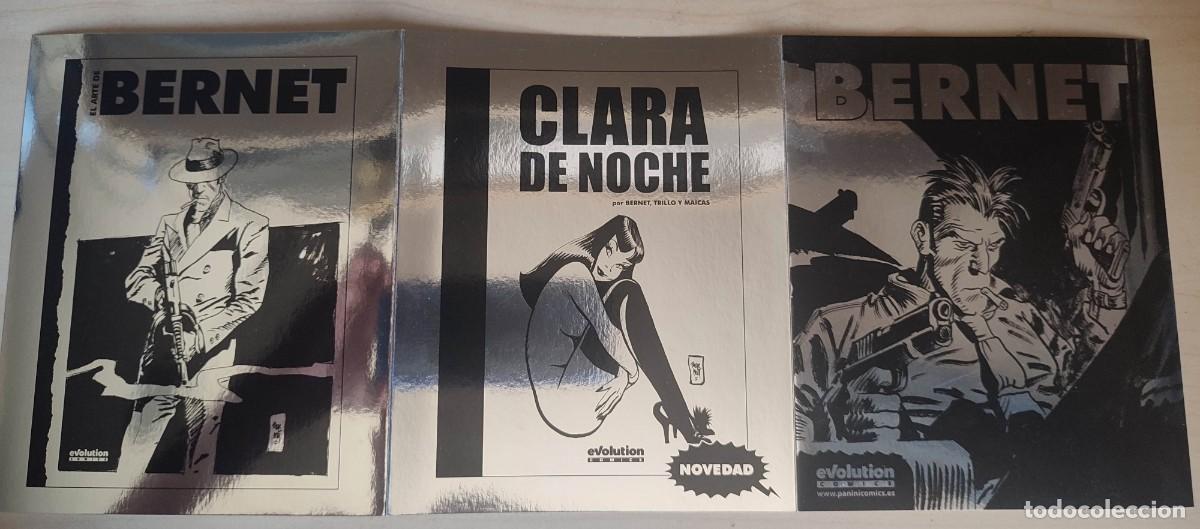 C&oacute;mics: BERNET. TRIPTICO METALIZADO EN CARTULINA - PANINI - ESTADO EXCELENTE - OFM15