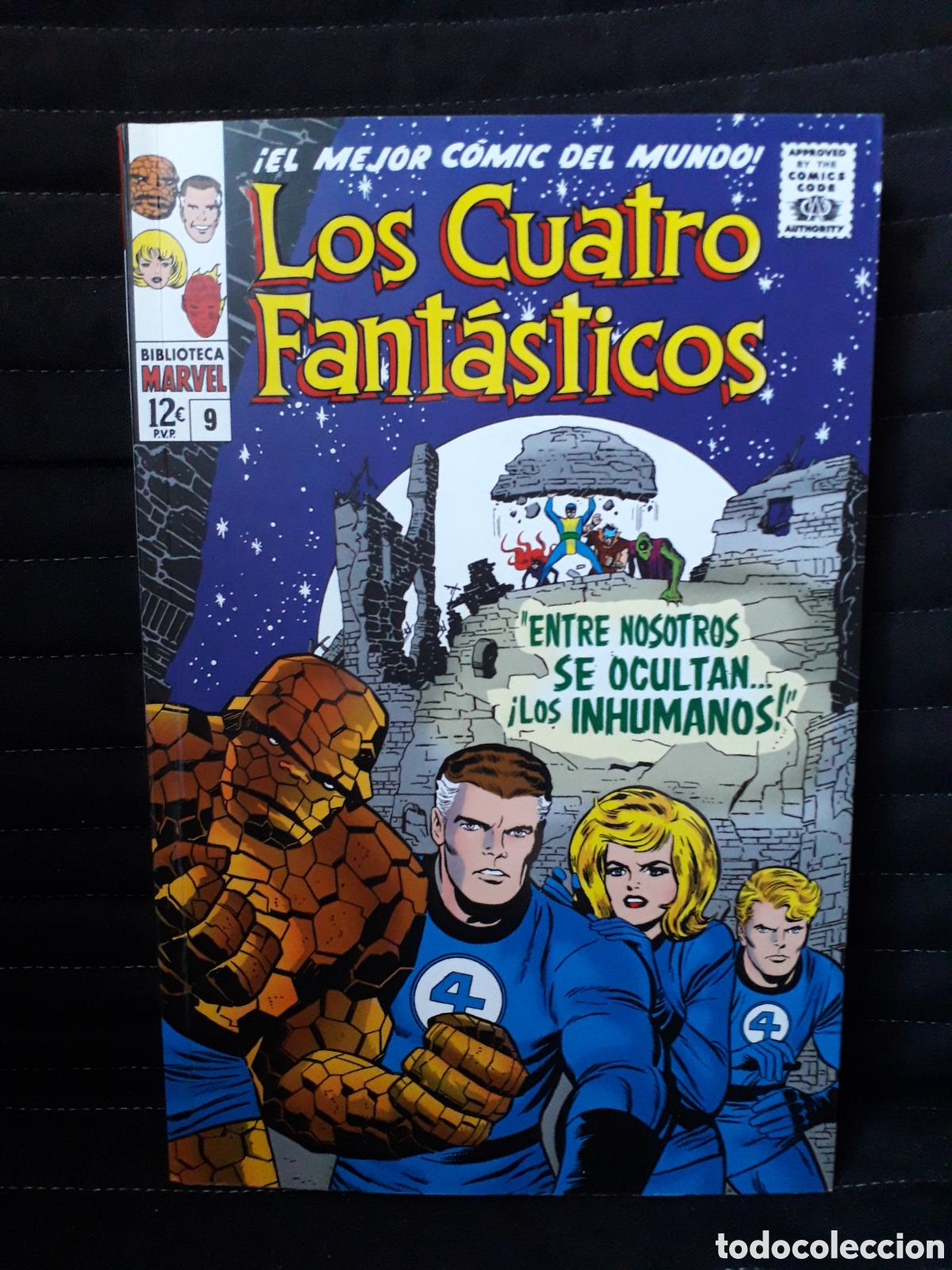 C&oacute;mics: BIBLIOTECA MARVEL LOS 4 FANTASTICOS TOMO 9. EXCELENTE ESTADO