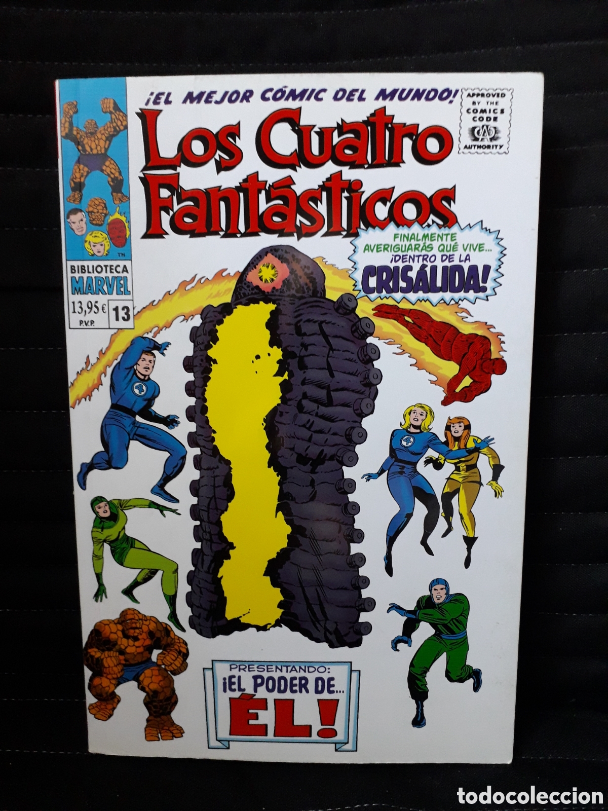 C&oacute;mics: BIBLIOTECA MARVEL LOS 4 FANTASTICOS. TOMO 13. EXCELENTE ESTADO
