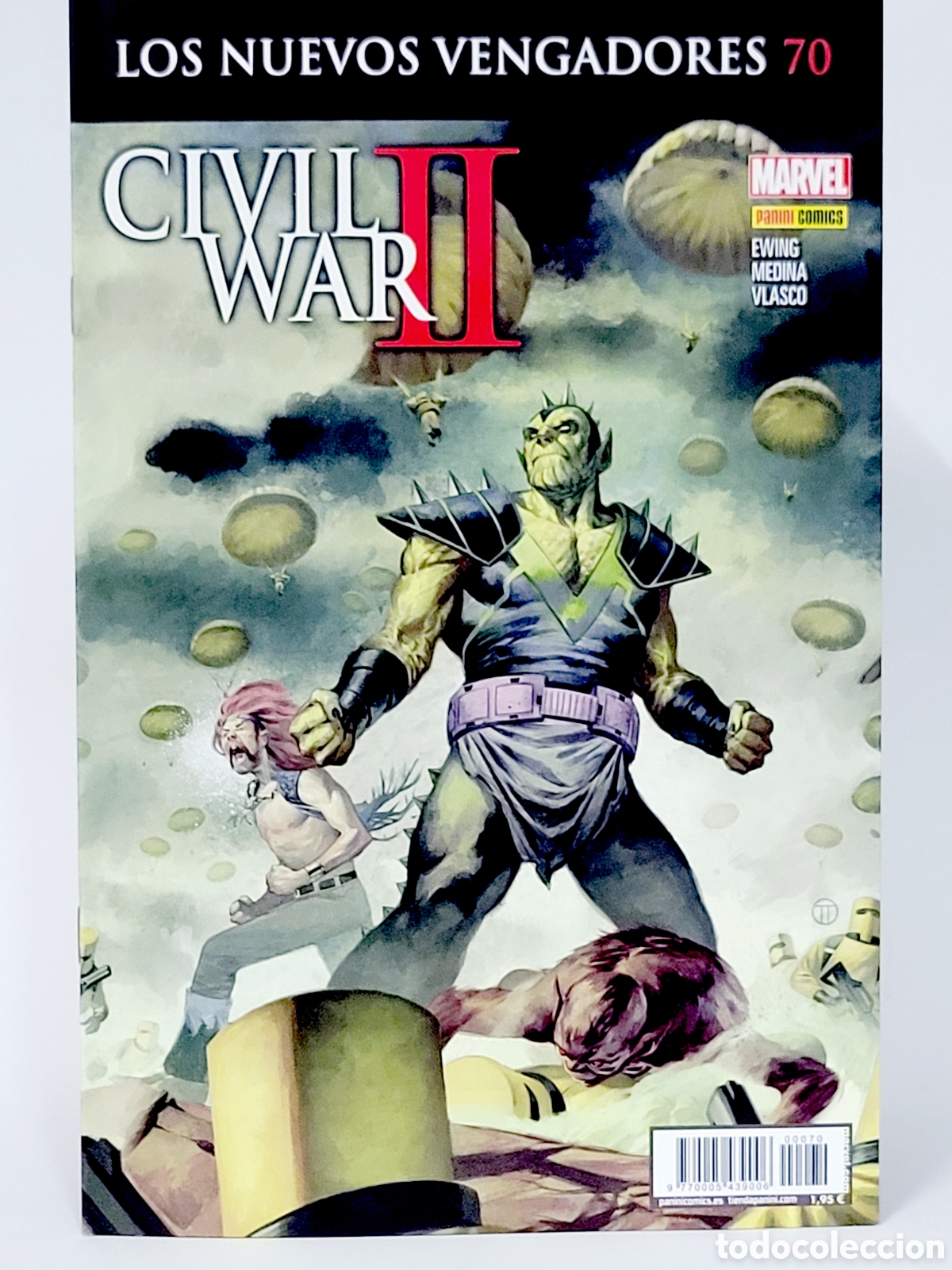C&oacute;mics: C&Oacute;MIC LOS NUEVOS VENGADORES 70 CIVIL WAR II PANINI MARVEL GRAPA DE KIOSCO