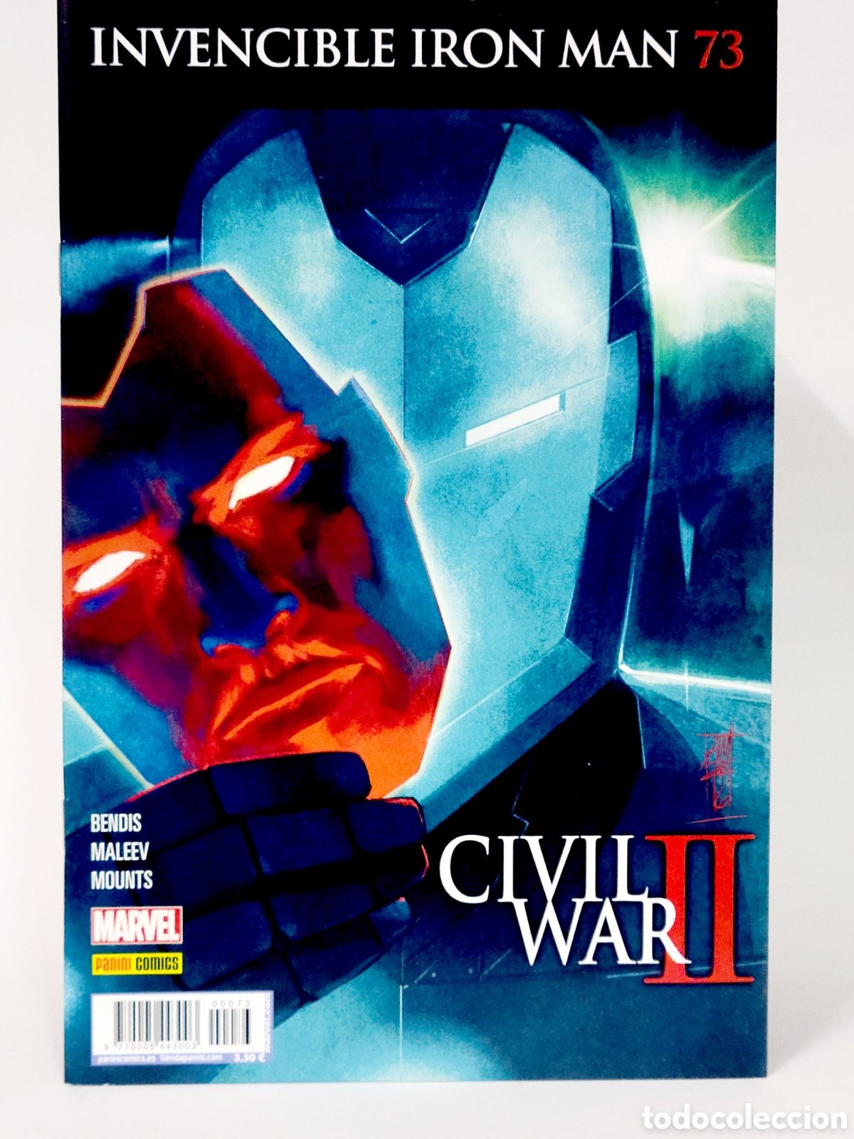 C&oacute;mics: C&Oacute;MIC INVENCIBLE IRON MAN 73 CIVIL WAR II PANINI MARVEL GRAPA DE KIOSCO