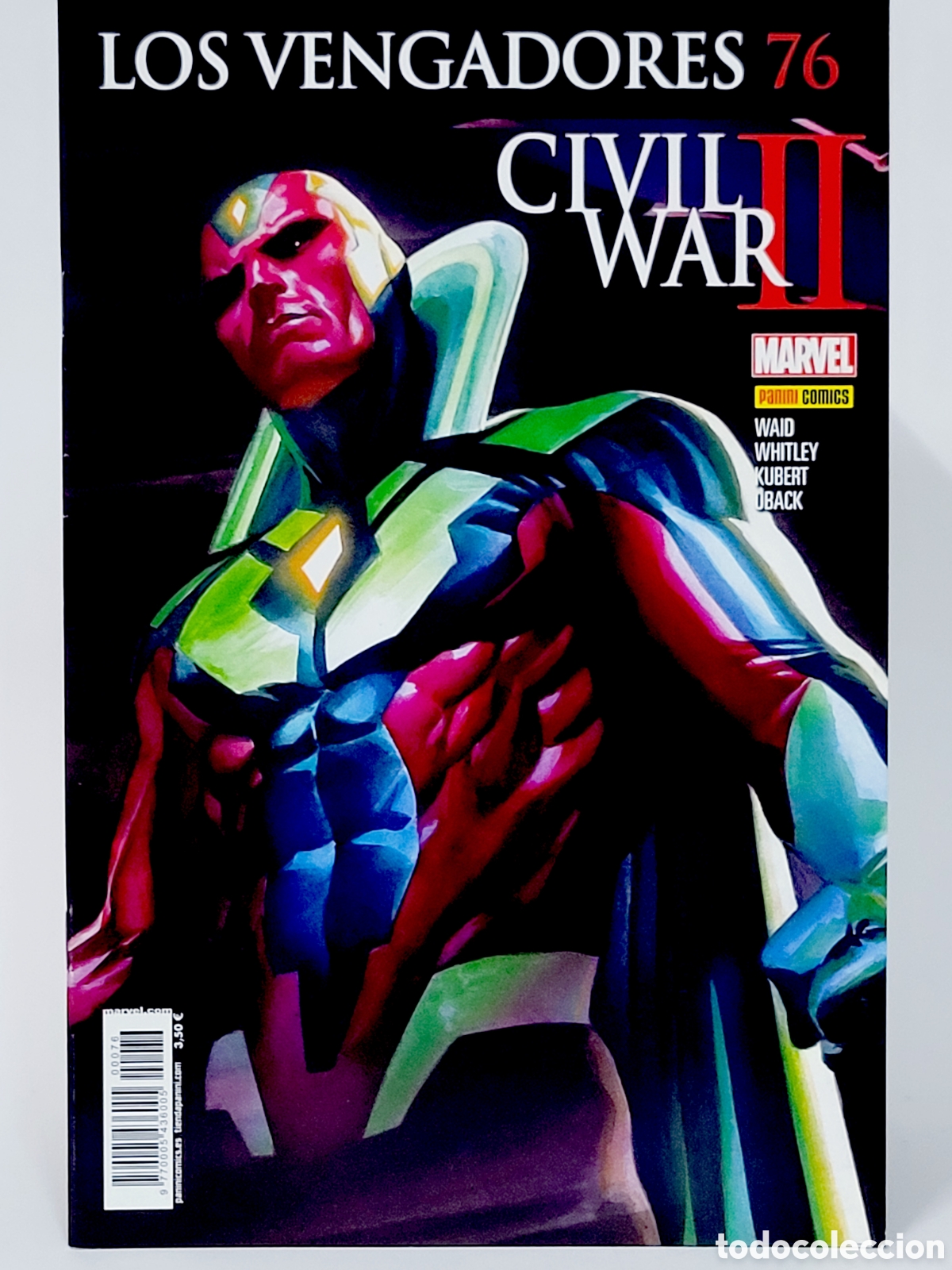 C&oacute;mics: C&Oacute;MIC LOS VENGADORES 76 CIVIL WAR II PANINI MARVEL GRAPA DE KIOSCO