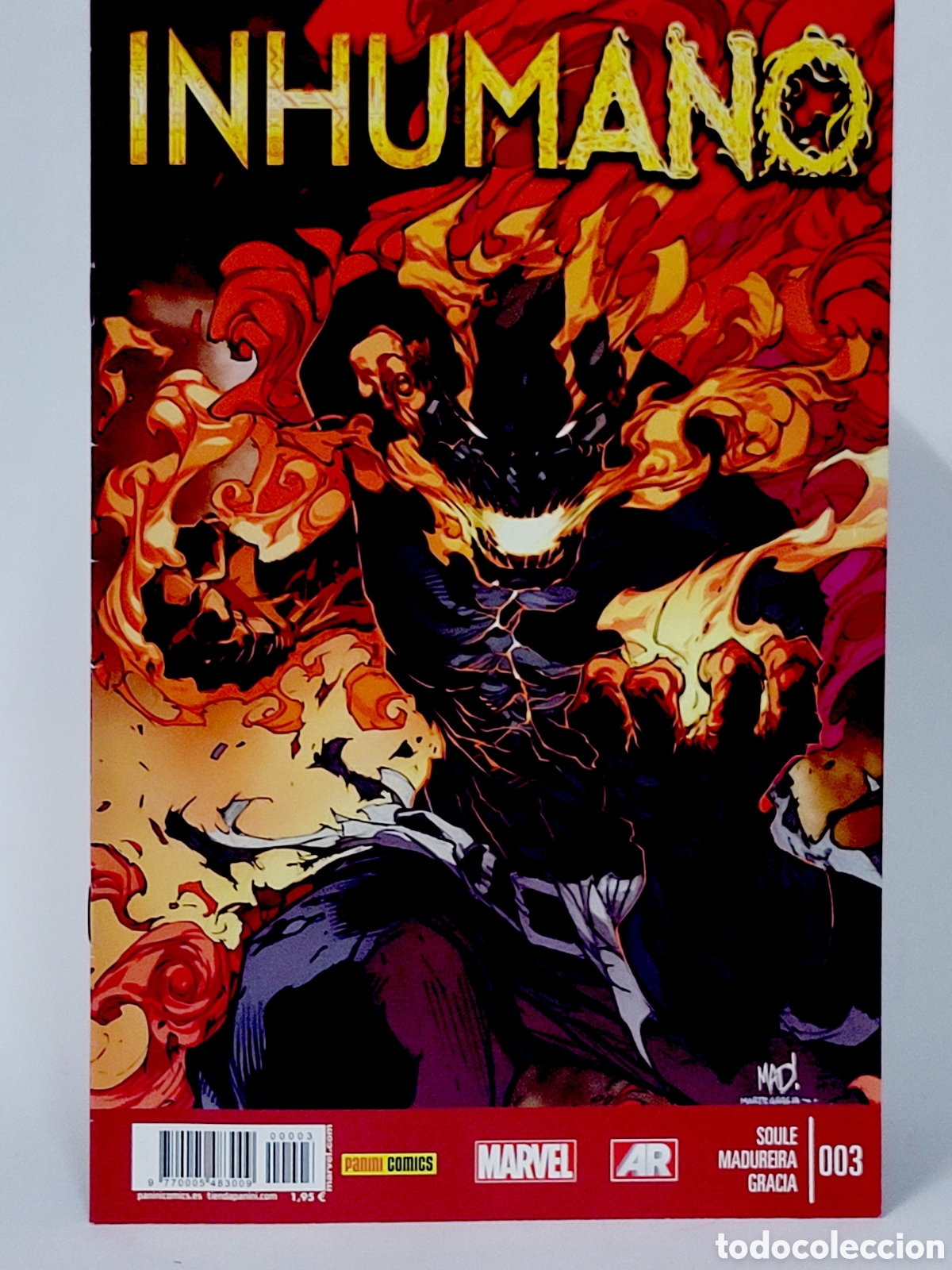 C&oacute;mics: C&Oacute;MIC INHUMANO 3 PANINI MARVEL GRAPA DE KIOSCO