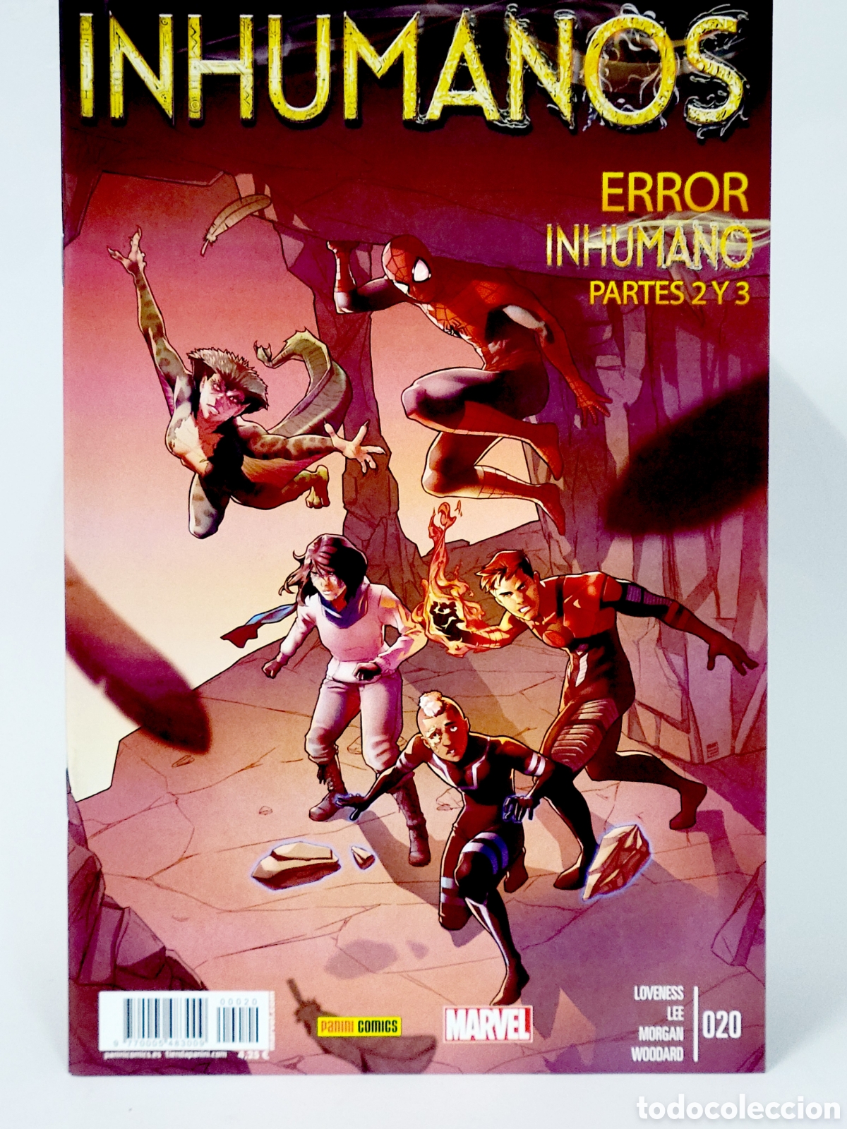 C&oacute;mics: C&Oacute;MIC INHUMANOS 20 PANINI MARVEL GRAPA DE KIOSCO