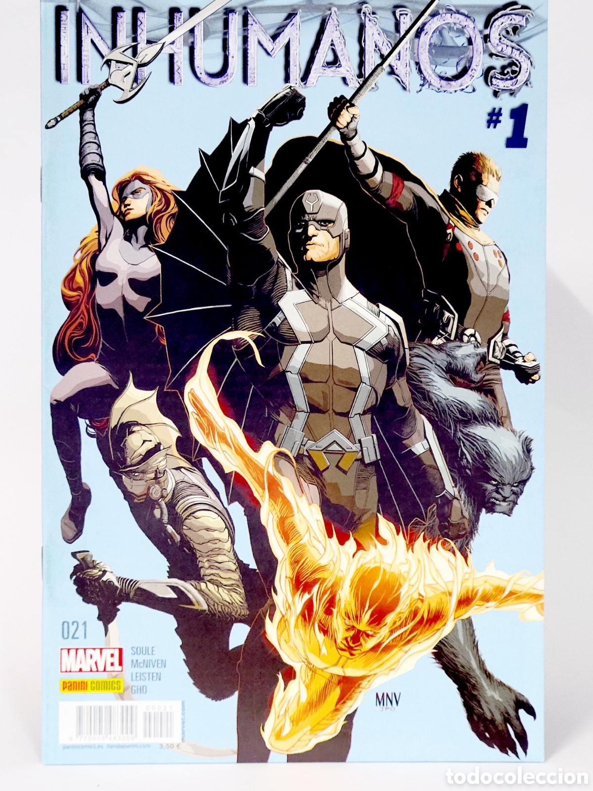 C&oacute;mics: C&Oacute;MIC INHUMANOS 21 PANINI MARVEL GRAPA DE KIOSCO