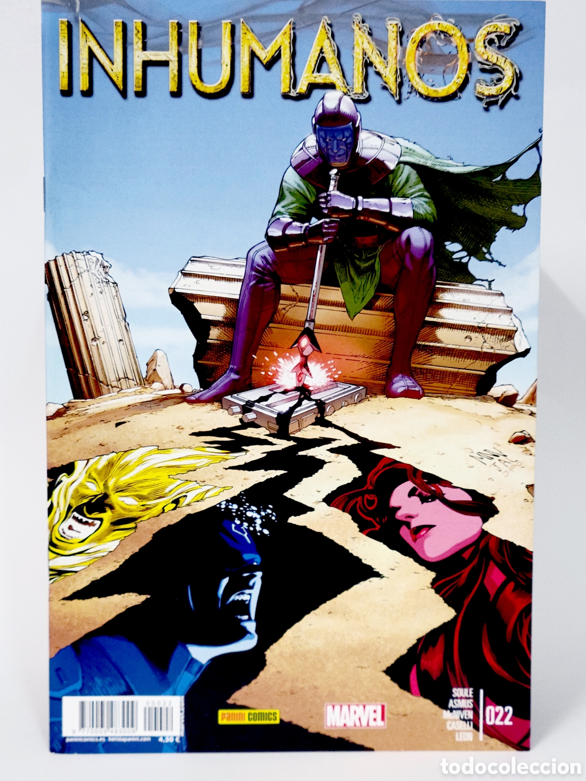C&oacute;mics: C&Oacute;MIC INHUMANOS 22 PANINI MARVEL GRAPA DE KIOSCO
