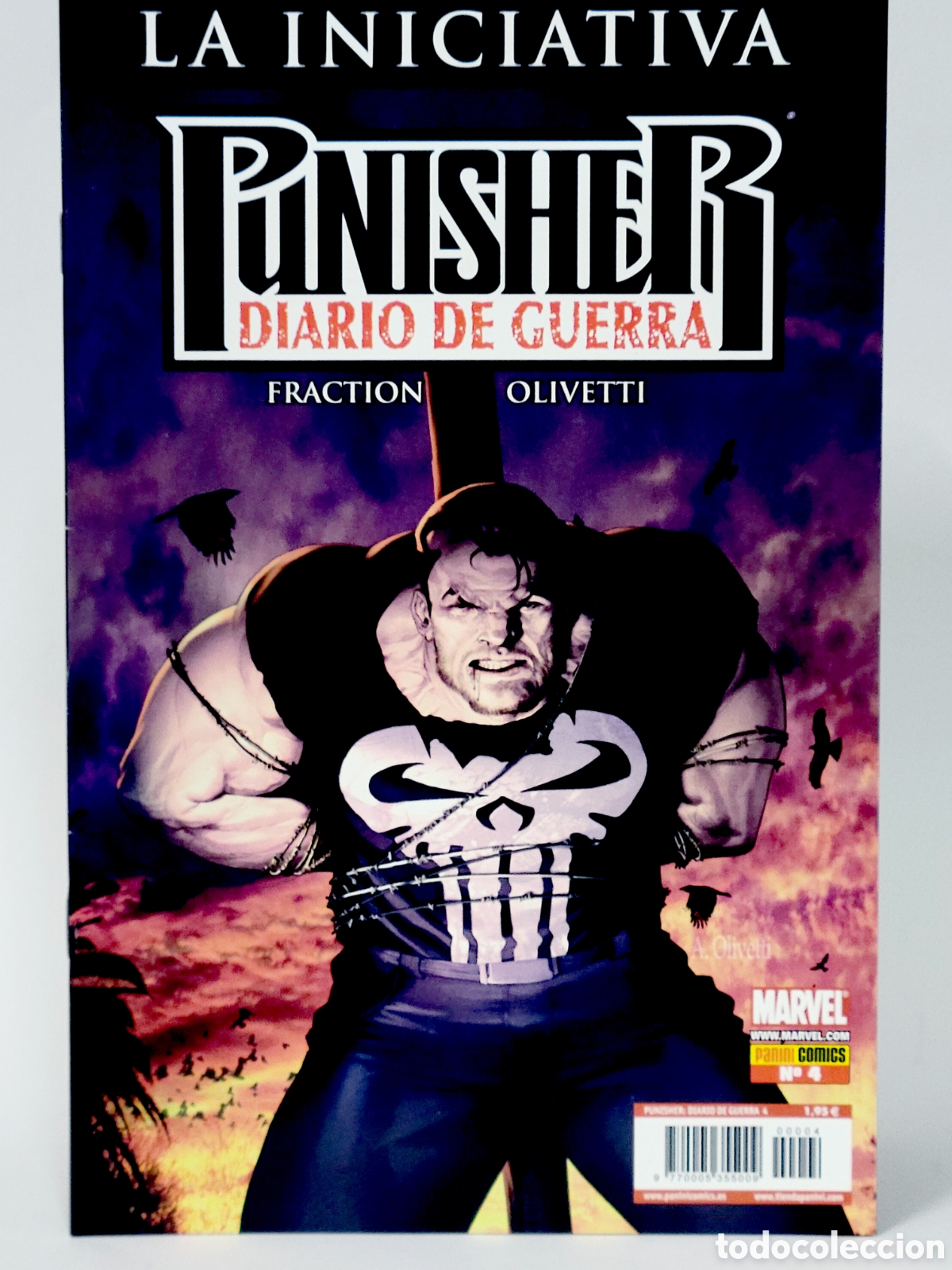C&oacute;mics: C&Oacute;MIC PUNISHER DIARIO DE GUERRA 4 PANINI MARVEL GRAPA DE KIOSCO
