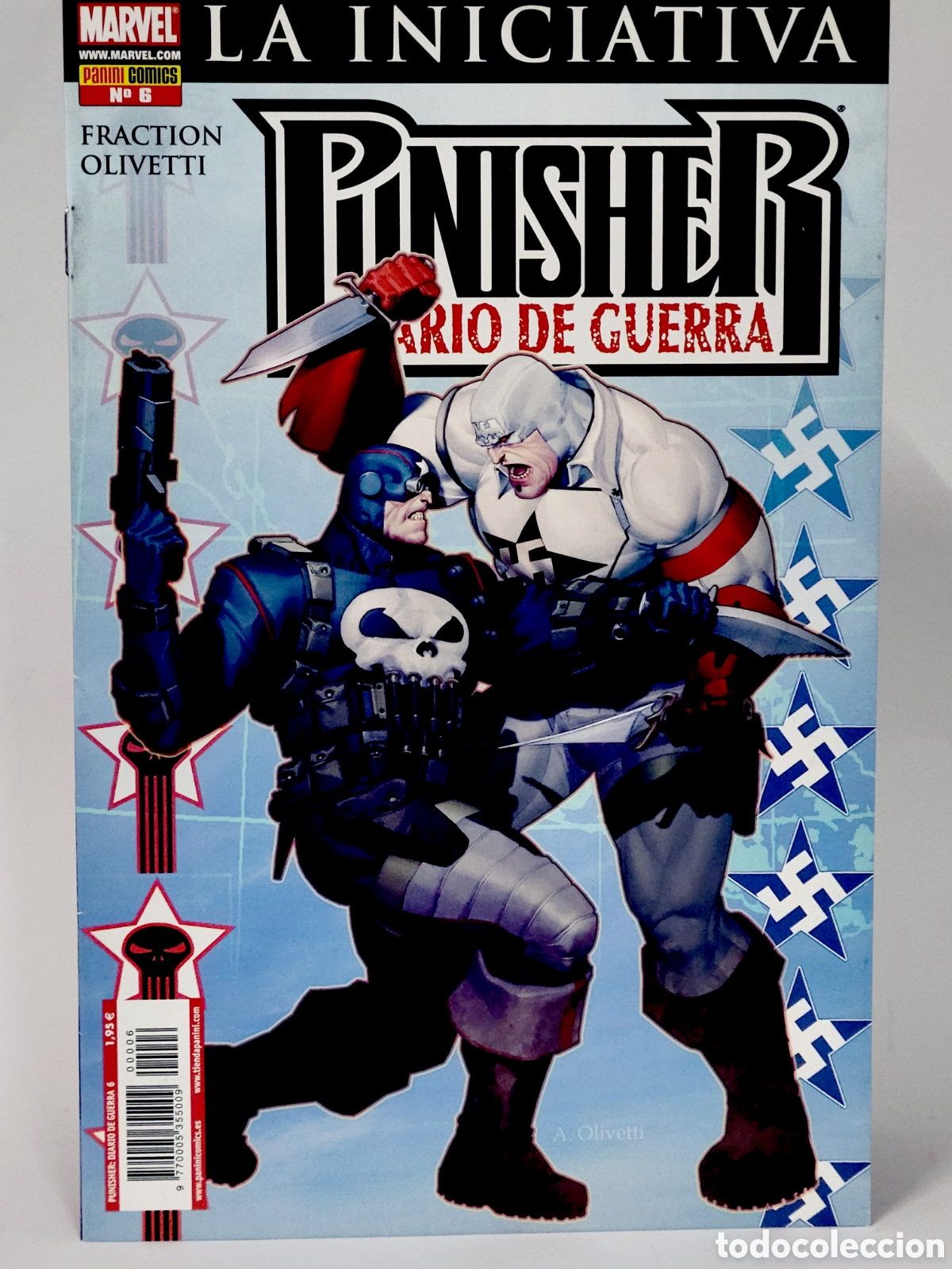 C&oacute;mics: C&Oacute;MIC PUNISHER DIARIO DE GUERRA 6 PANINI MARVEL GRAPA DE KIOSCO