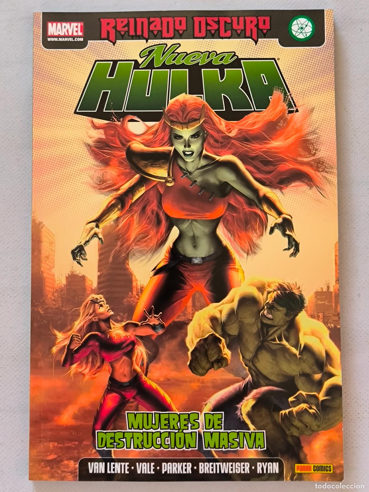 C&oacute;mics: NUEVA HULKA - MUJERES DE DESTRUCCION MASIVA - REINADO OSCURO - MARVEL - PANINI (8B)