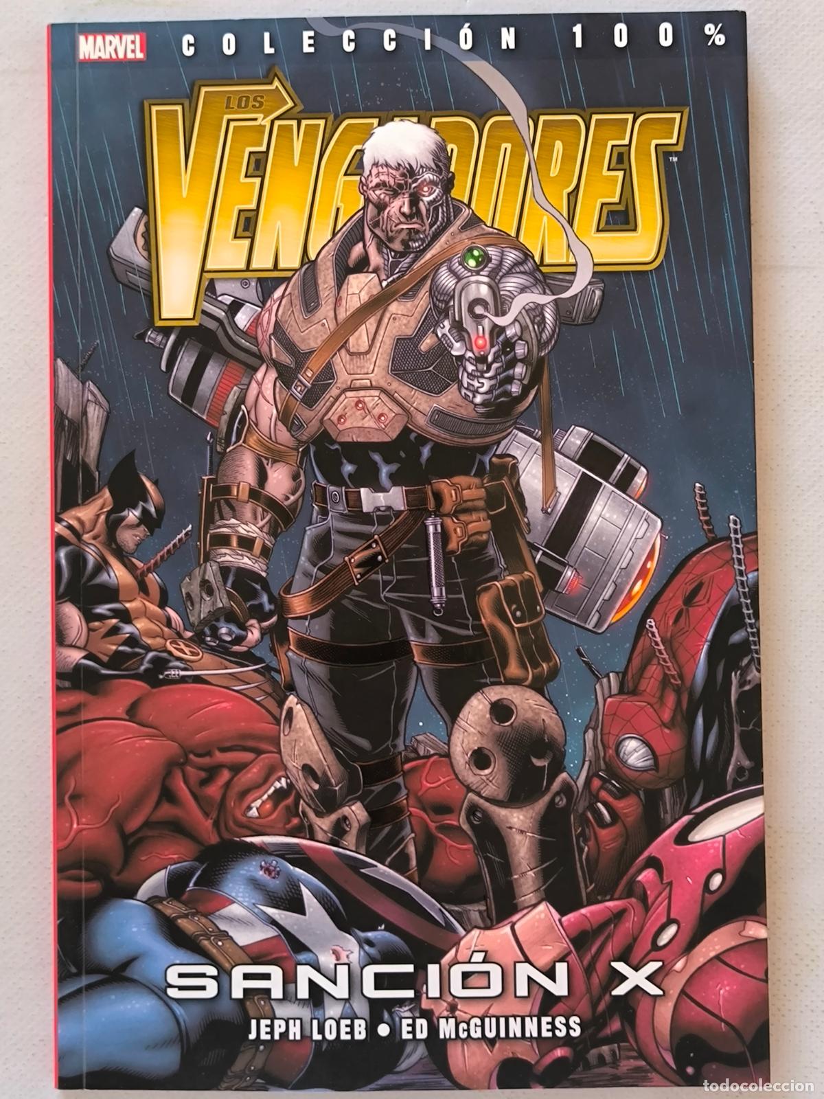 C&oacute;mics: LOS VENGADORES - SANCION X - COLECCION 100% - MARVEL - PANINI (8B)