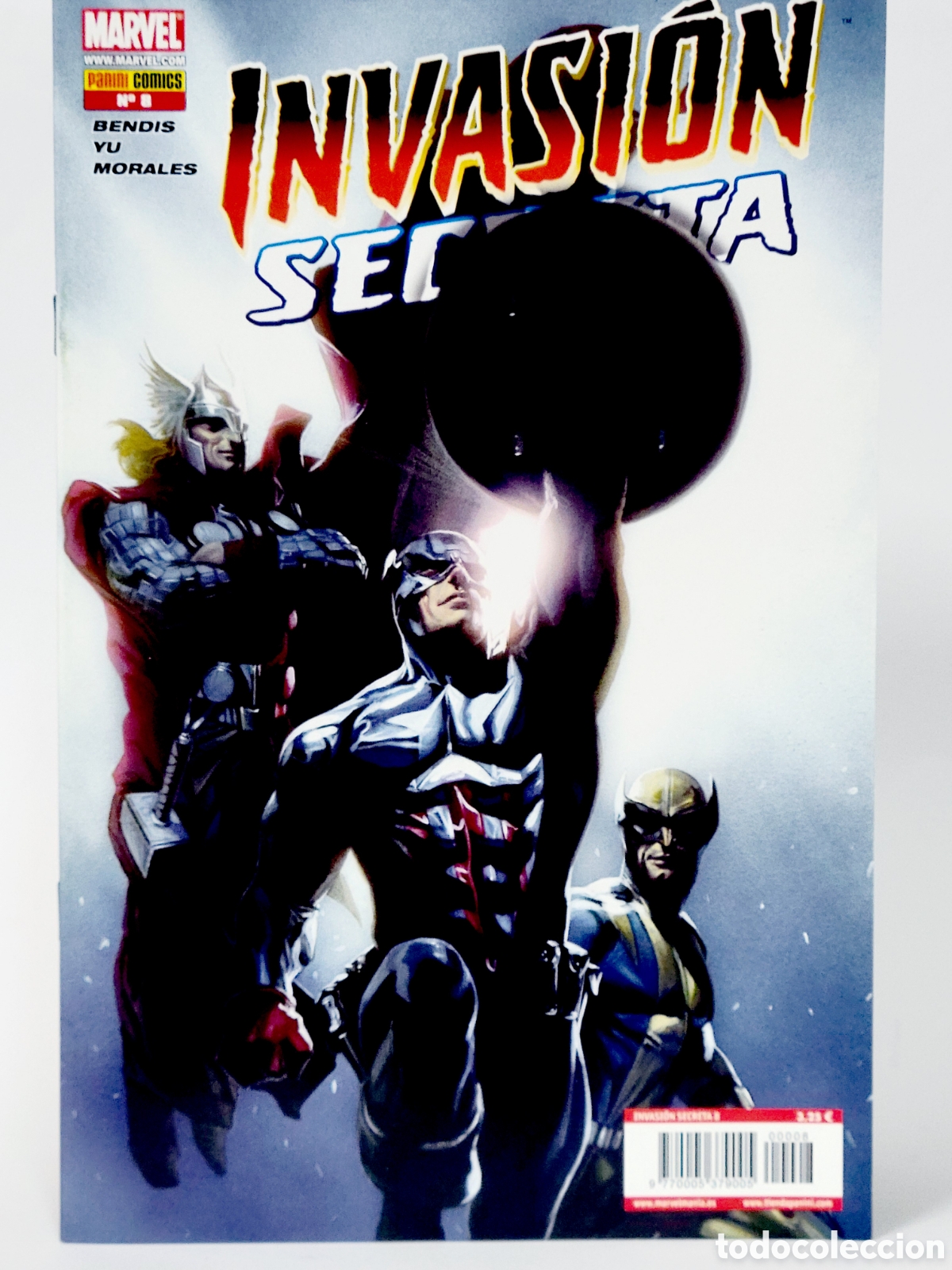 C&oacute;mics: C&Oacute;MIC INVASI&Oacute;N SECRETA 8 PANINI MARVEL GRAPA DE KIOSCO