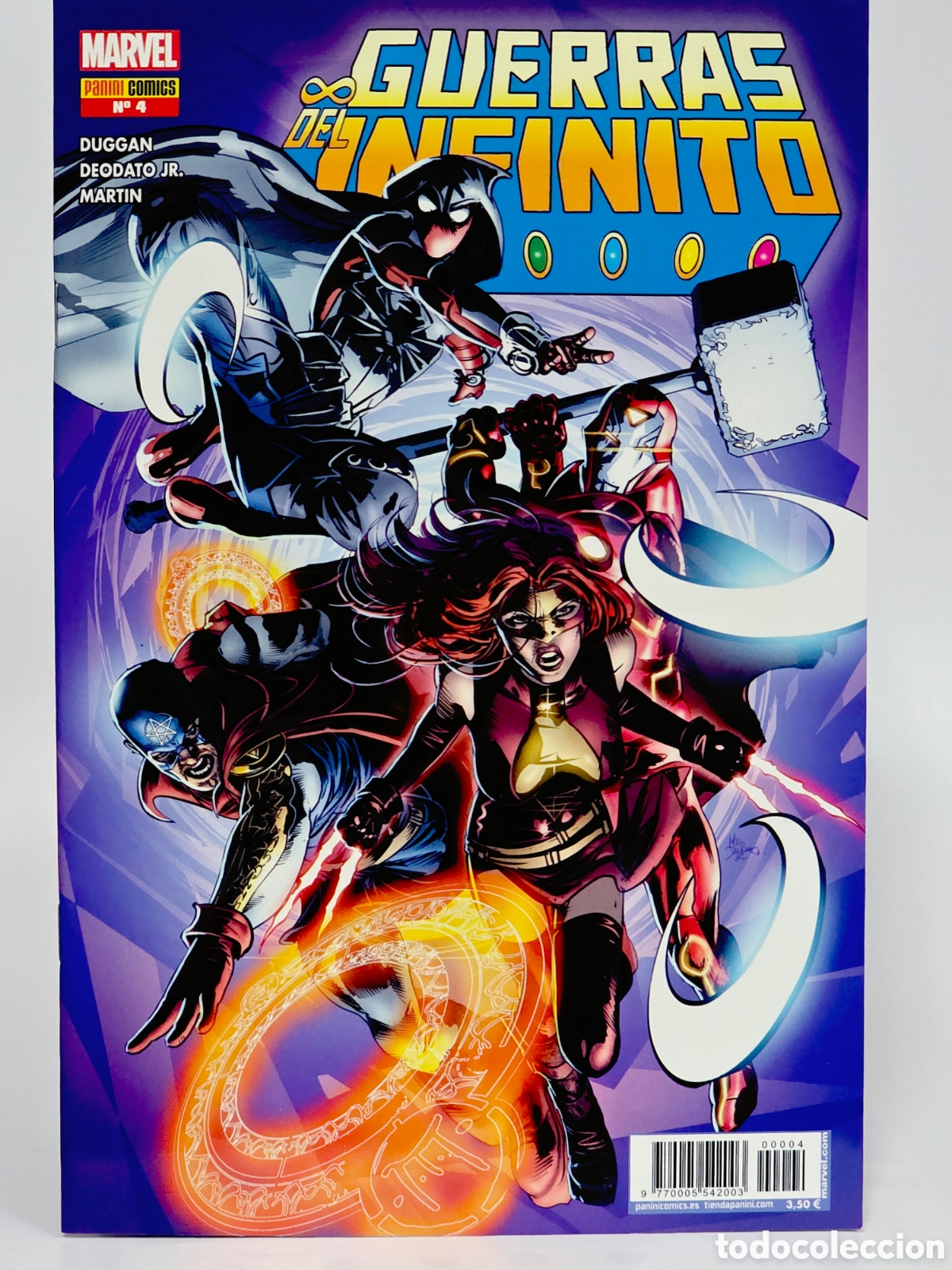 C&oacute;mics: C&Oacute;MIC GUERRAS DEL INFINITO 4 PANINI MARVEL GRAPA DE KIOSCO - Foto 1